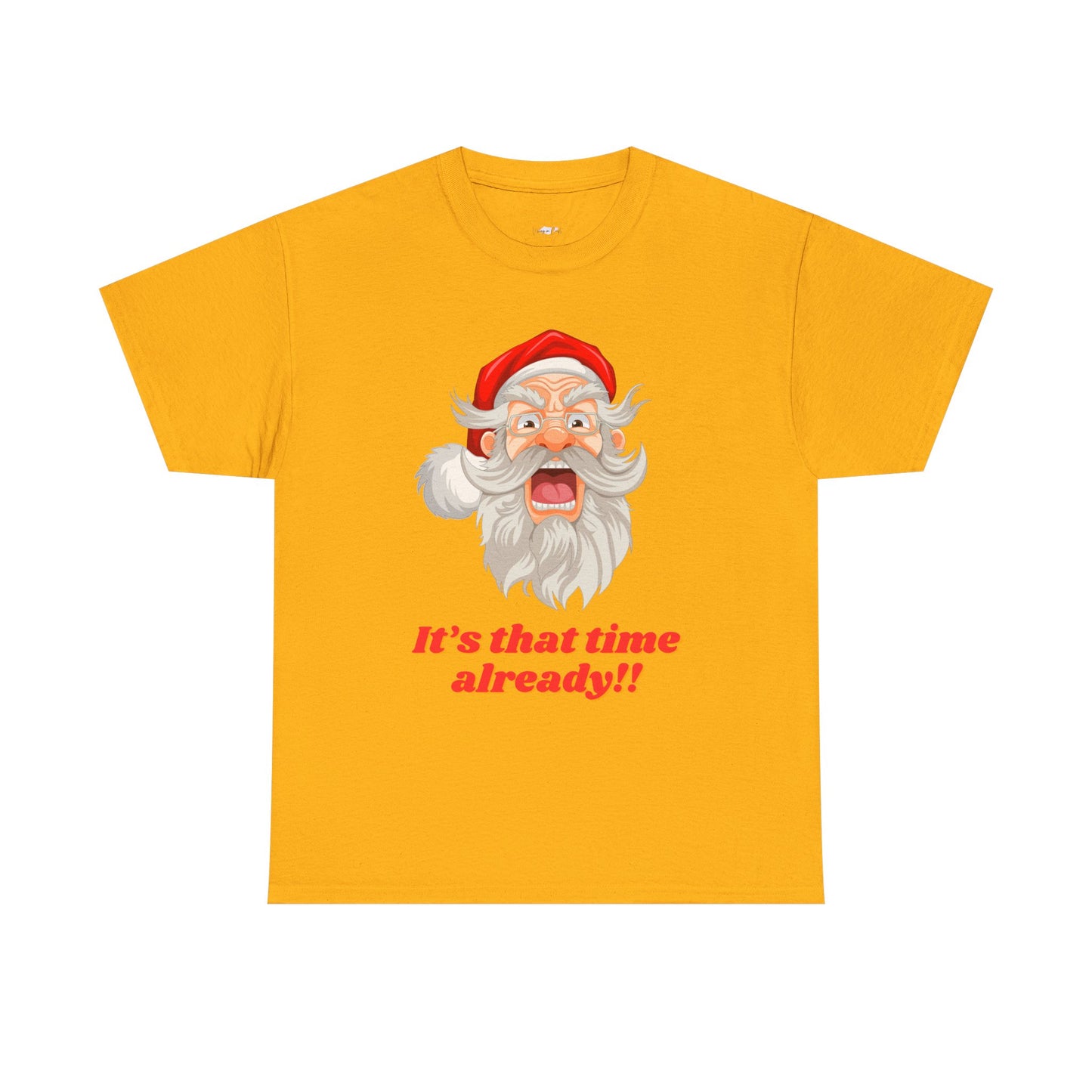 Christmas Cheer Unisex Heavy Cotton Tee, Holiday Tee, Santa Shirt, Funny Christmas Gift, Seasonal Apparel, Festive Outfit