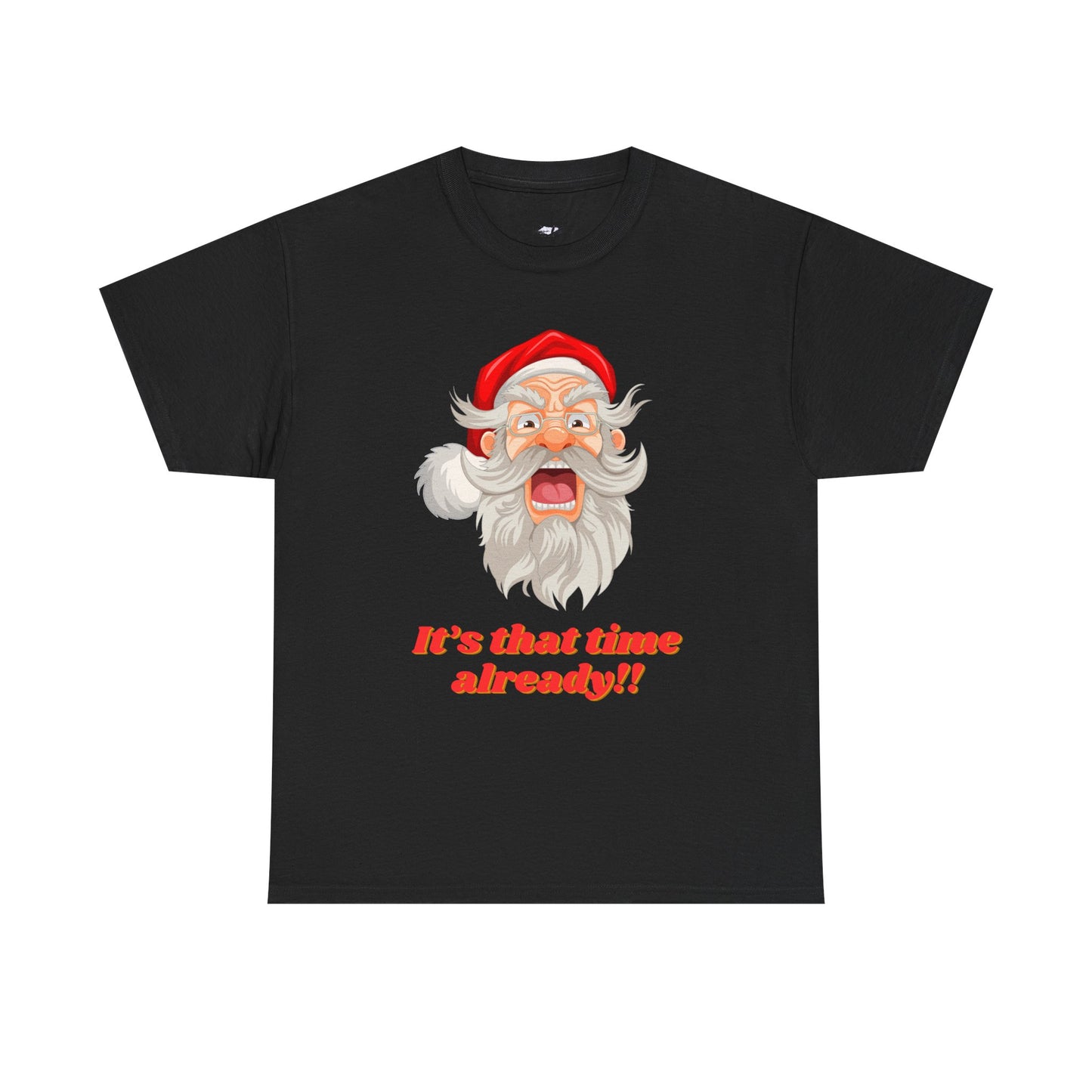 Christmas Cheer Unisex Heavy Cotton Tee, Holiday Tee, Santa Shirt, Funny Christmas Gift, Seasonal Apparel, Festive Outfit