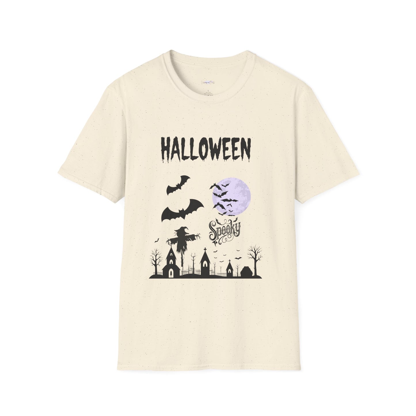 Spooky Halloween Unisex T-Shirt, Scary Ghosts Tee, Creepy Jack-o'-lantern Shirt, Horror Costume Top, Trick or Treat Apparel