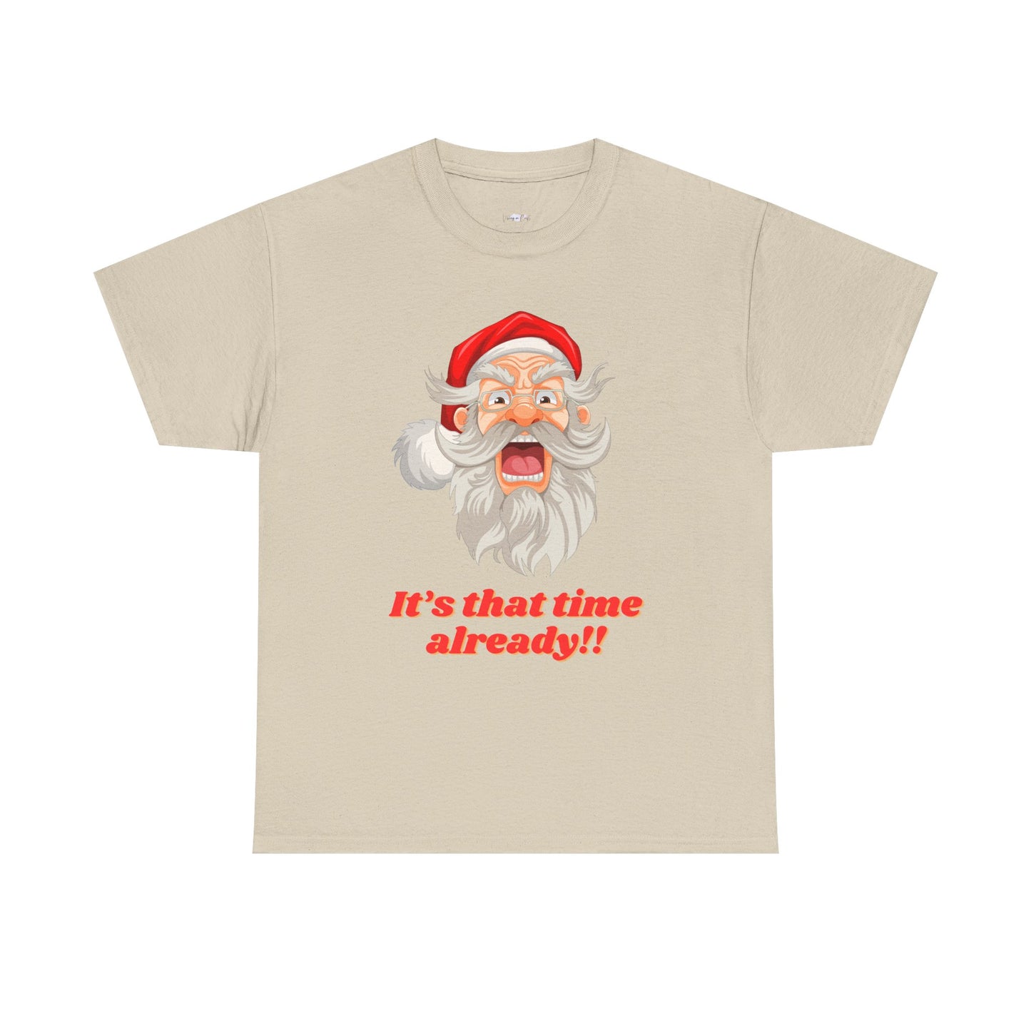 Christmas Cheer Unisex Heavy Cotton Tee, Holiday Tee, Santa Shirt, Funny Christmas Gift, Seasonal Apparel, Festive Outfit