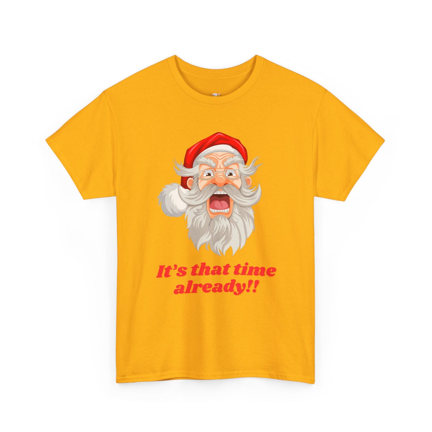 Christmas Cheer Unisex Heavy Cotton Tee, Holiday Tee, Santa Shirt, Funny Christmas Gift, Seasonal Apparel, Festive Outfit