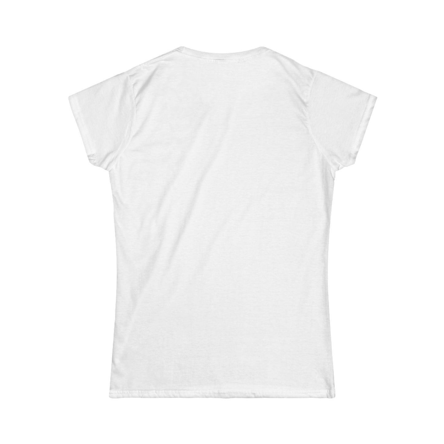 Female Casual T-Shirt, Women's Softstyle Tee, Ladies Soft Tee, Feminine Casual Top, Girl's Graphic Tee, Comfortable Women's Shirt