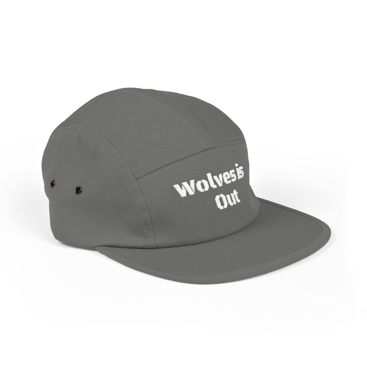 Embroidered 5 Panel Cap - Trendy Hat for Outdoor Enthusiasts, Gift for Campers, Perfect for Hunting Season and Casual Wear