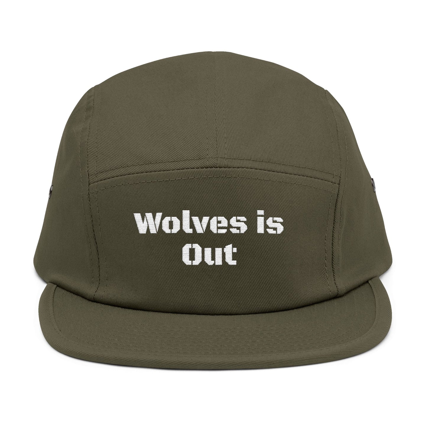 Embroidered 5 Panel Cap - Trendy Hat for Outdoor Enthusiasts, Gift for Campers, Perfect for Hunting Season and Casual Wear