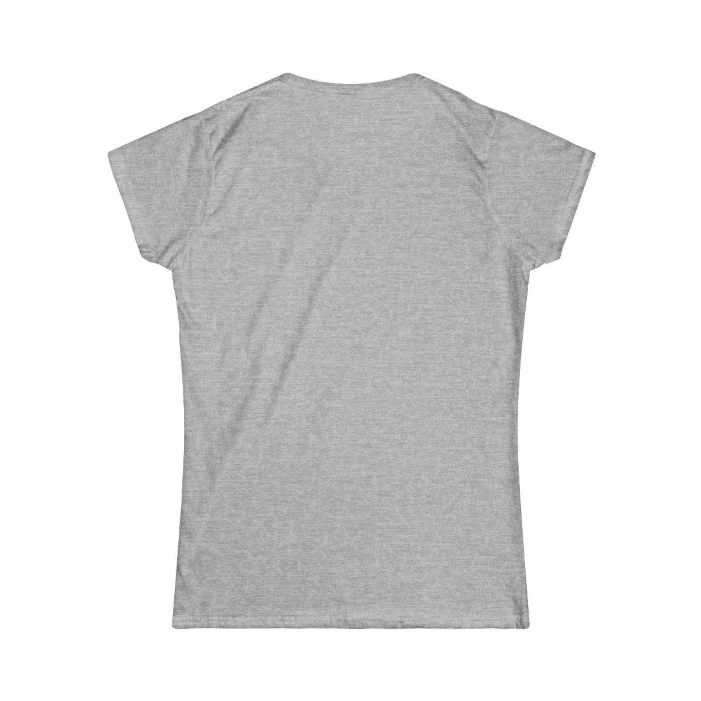 Female Casual T-Shirt, Women's Softstyle Tee, Ladies Soft Tee, Feminine Casual Top, Girl's Graphic Tee, Comfortable Women's Shirt