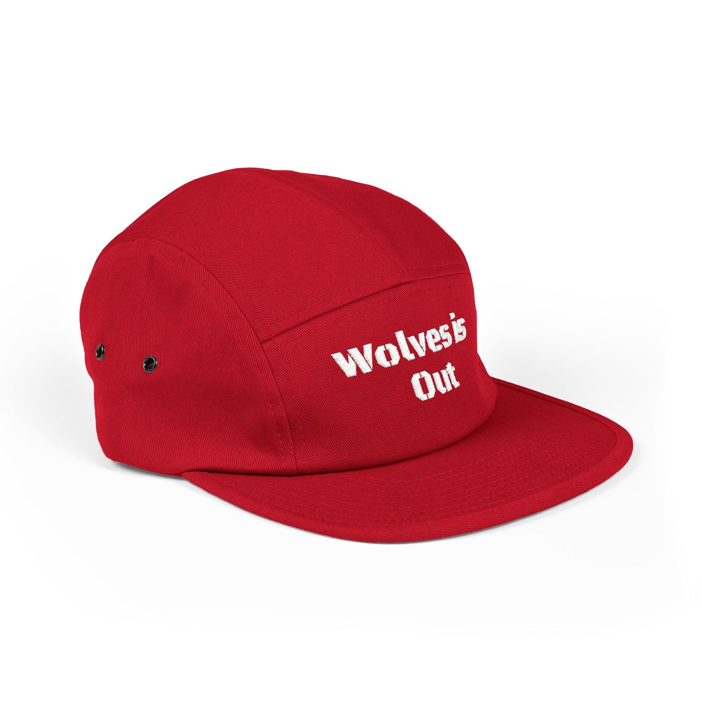 Embroidered 5 Panel Cap - Trendy Hat for Outdoor Enthusiasts, Gift for Campers, Perfect for Hunting Season and Casual Wear