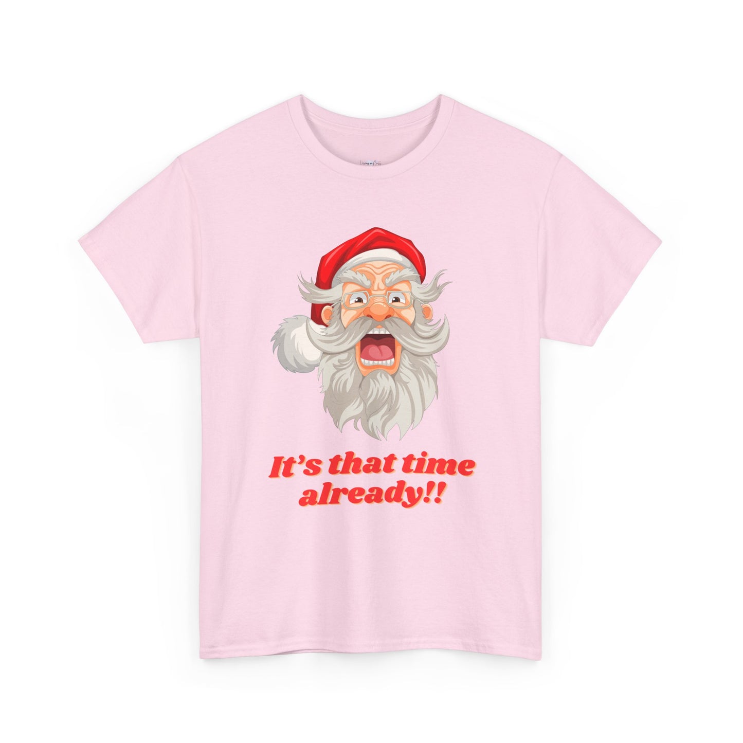 Christmas Cheer Unisex Heavy Cotton Tee, Holiday Tee, Santa Shirt, Funny Christmas Gift, Seasonal Apparel, Festive Outfit