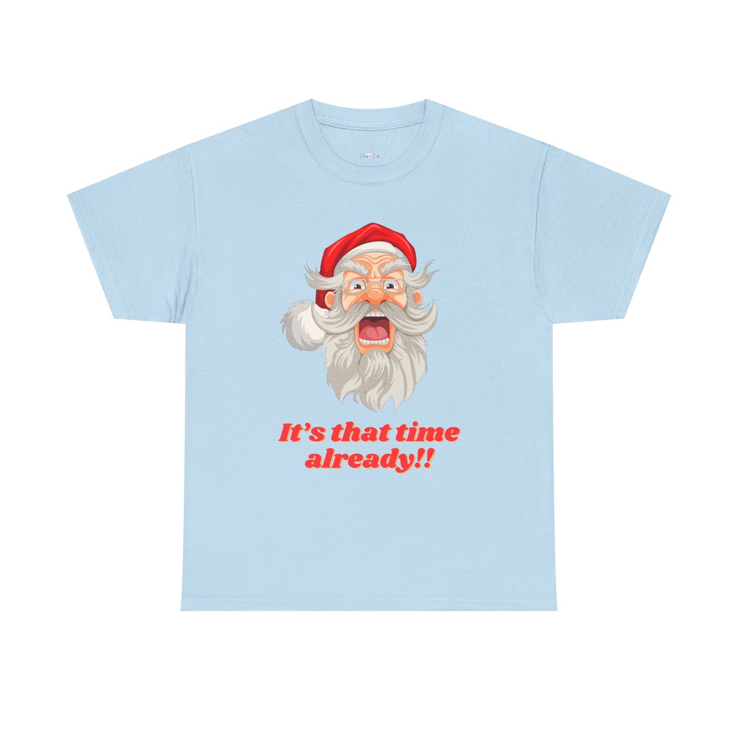 Christmas Cheer Unisex Heavy Cotton Tee, Holiday Tee, Santa Shirt, Funny Christmas Gift, Seasonal Apparel, Festive Outfit