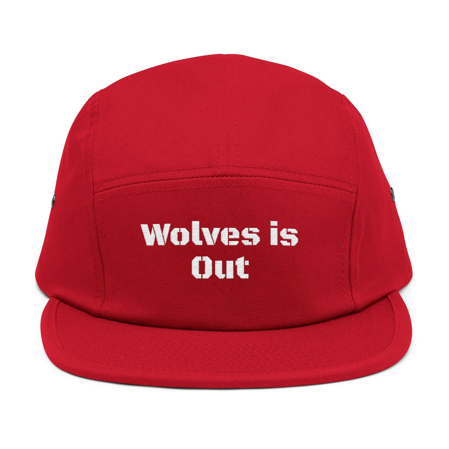 Embroidered 5 Panel Cap - Trendy Hat for Outdoor Enthusiasts, Gift for Campers, Perfect for Hunting Season and Casual Wear