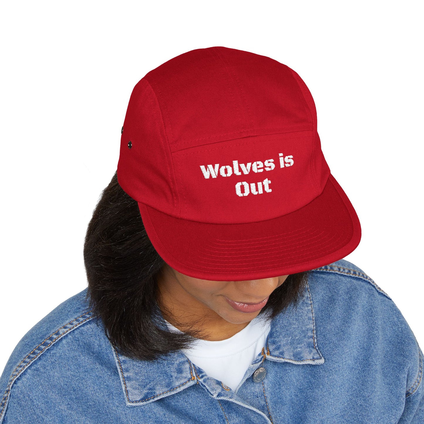 Embroidered 5 Panel Cap - Trendy Hat for Outdoor Enthusiasts, Gift for Campers, Perfect for Hunting Season and Casual Wear