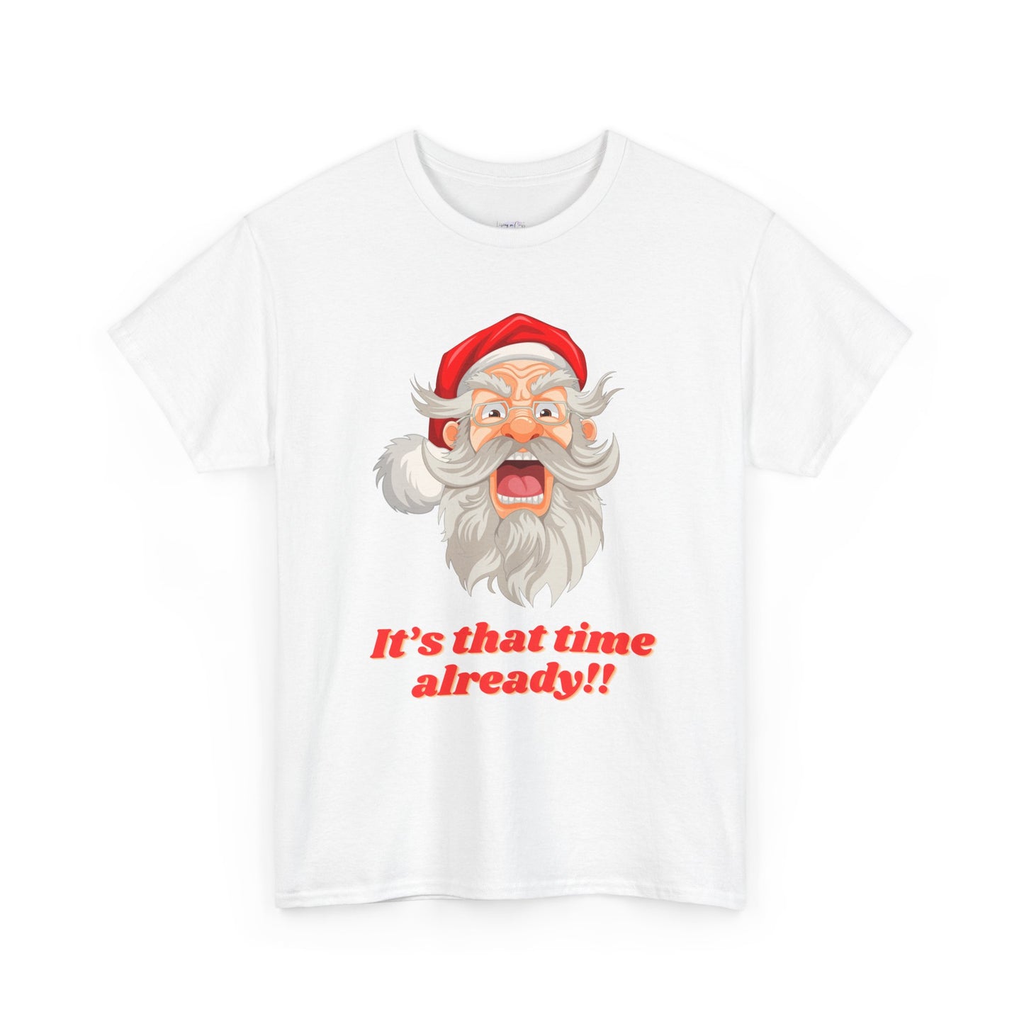 Christmas Cheer Unisex Heavy Cotton Tee, Holiday Tee, Santa Shirt, Funny Christmas Gift, Seasonal Apparel, Festive Outfit