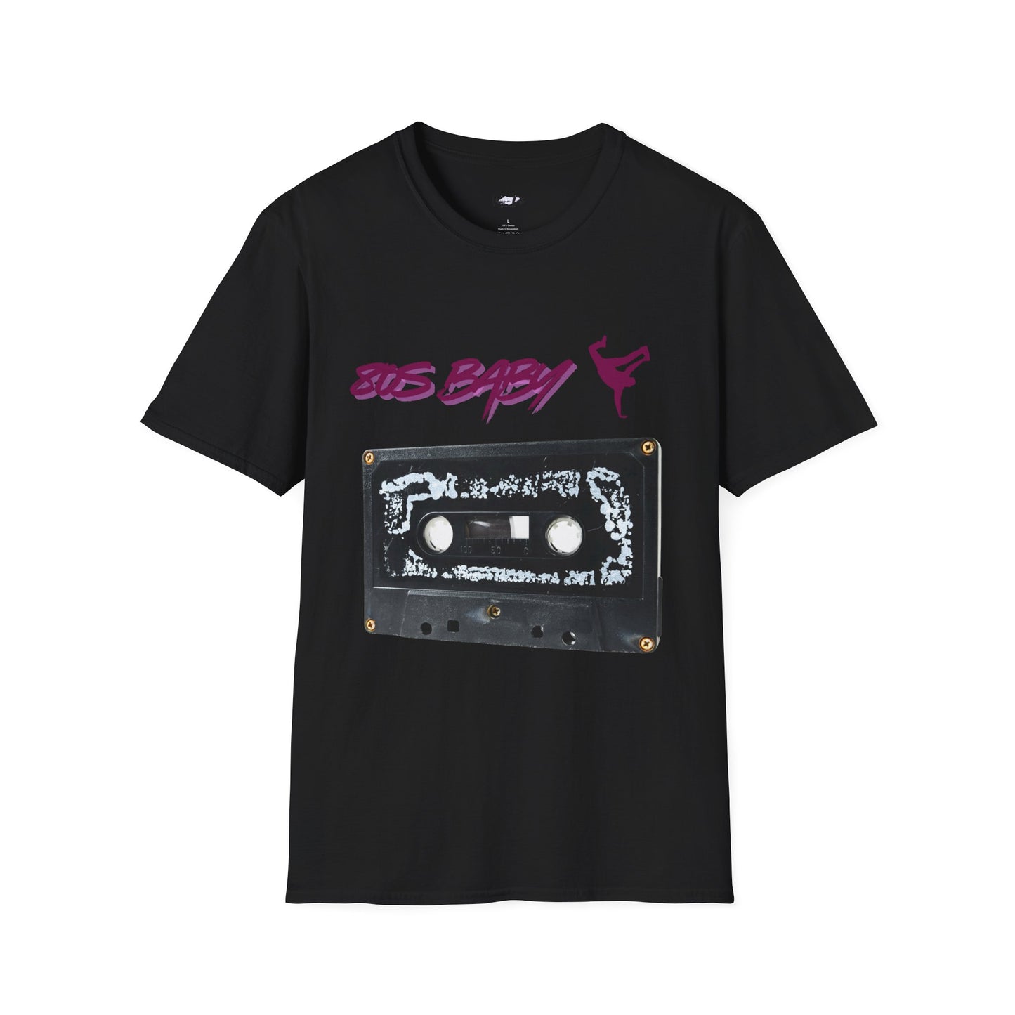 “80s Baby Retro T-Shirt – Halloween Edition T-Shirt, Retro Vintage T-Shirt, Music Lover Gift, 80s Nostalgia Tee, Casual Wear