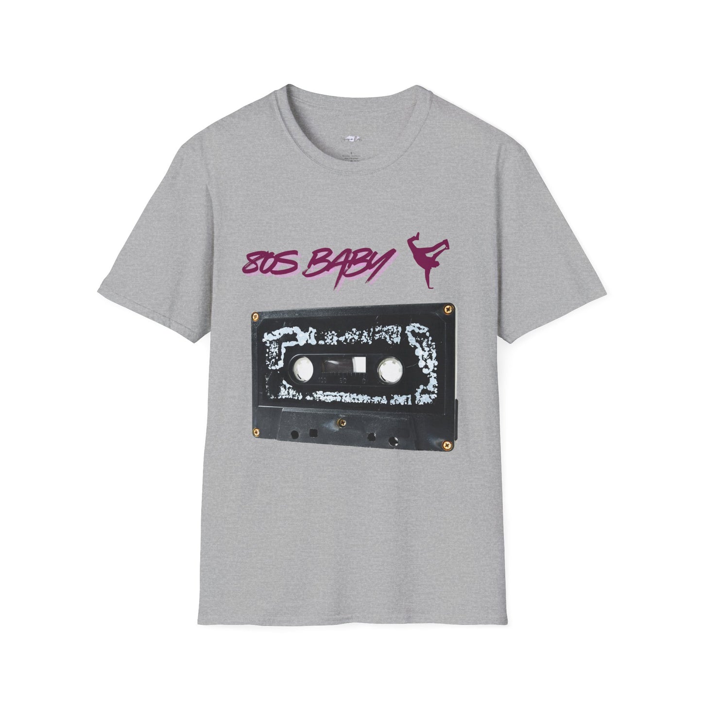 “80s Baby Retro T-Shirt – Halloween Edition T-Shirt, Retro Vintage T-Shirt, Music Lover Gift, 80s Nostalgia Tee, Casual Wear