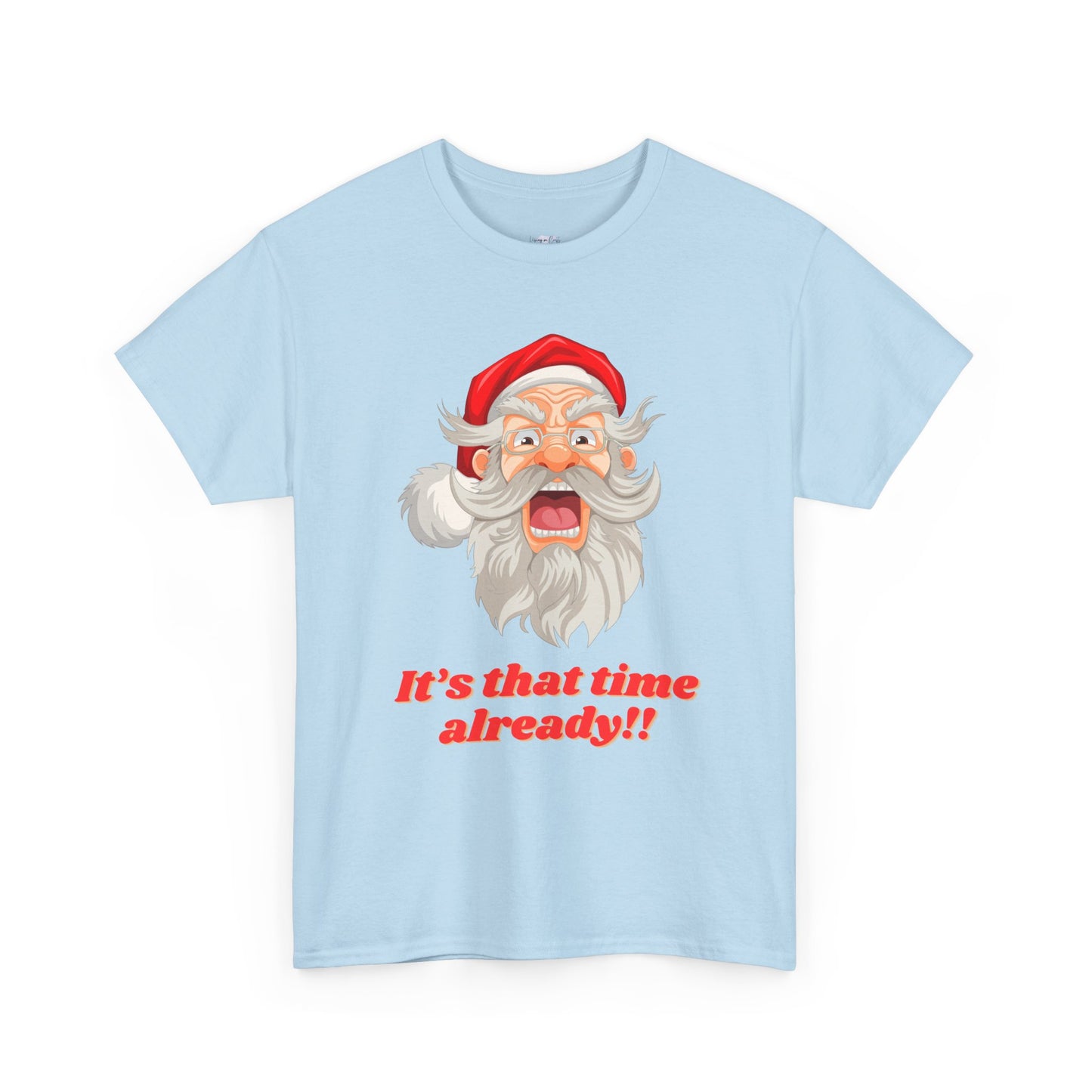Christmas Cheer Unisex Heavy Cotton Tee, Holiday Tee, Santa Shirt, Funny Christmas Gift, Seasonal Apparel, Festive Outfit