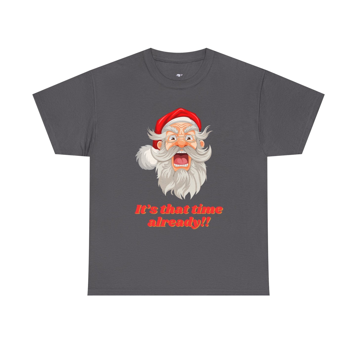 Christmas Cheer Unisex Heavy Cotton Tee, Holiday Tee, Santa Shirt, Funny Christmas Gift, Seasonal Apparel, Festive Outfit
