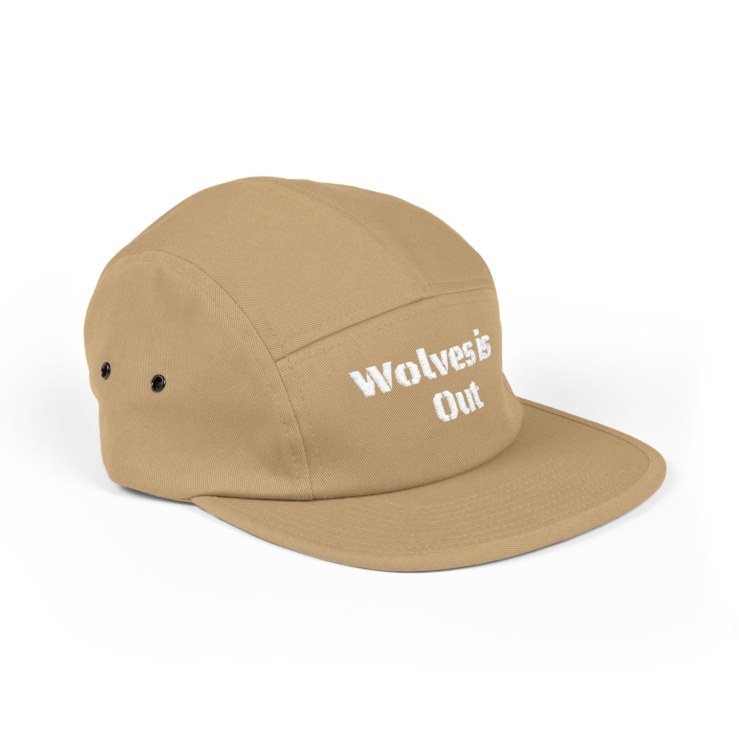 Embroidered 5 Panel Cap - Trendy Hat for Outdoor Enthusiasts, Gift for Campers, Perfect for Hunting Season and Casual Wear