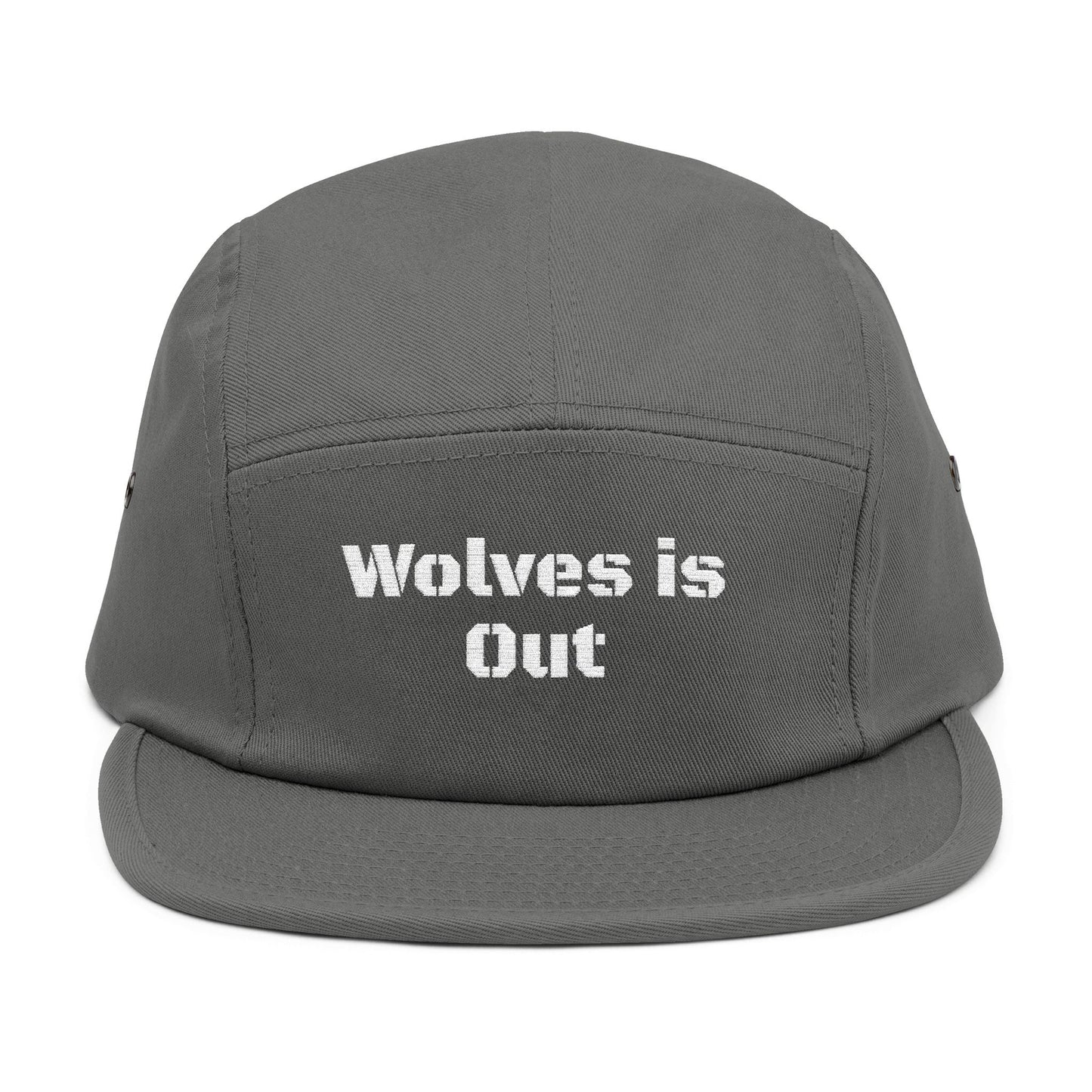 Embroidered 5 Panel Cap - Trendy Hat for Outdoor Enthusiasts, Gift for Campers, Perfect for Hunting Season and Casual Wear