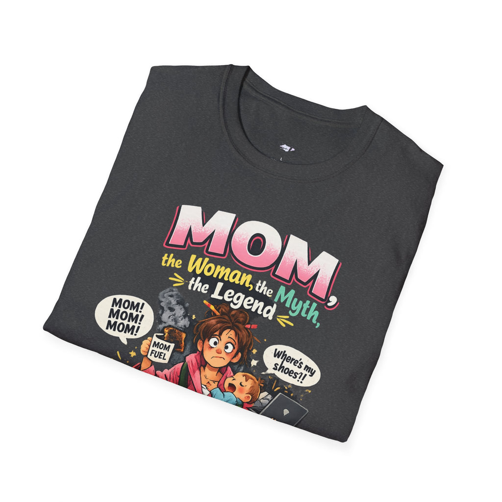 Mom the Woman Myth Legend but Still Exhausted T-Shirt | Mom Life Graphic Tee