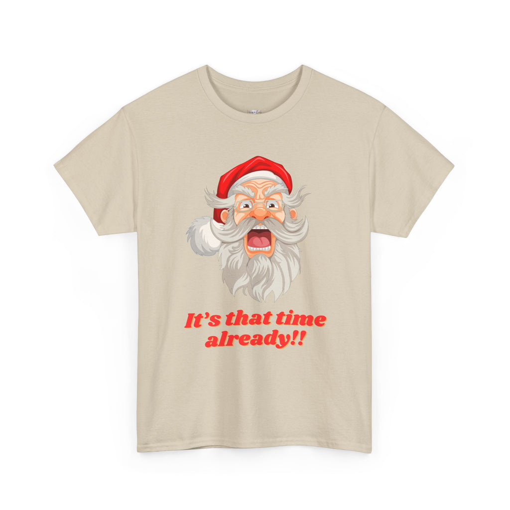 Christmas Cheer Unisex Heavy Cotton Tee, Holiday Tee, Santa Shirt, Funny Christmas Gift, Seasonal Apparel, Festive Outfit