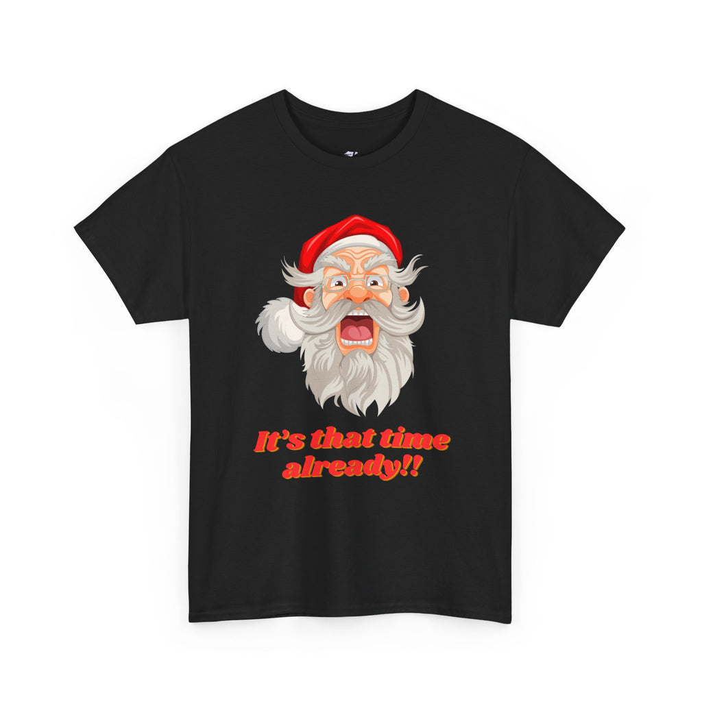 Christmas Cheer Unisex Heavy Cotton Tee, Holiday Tee, Santa Shirt, Funny Christmas Gift, Seasonal Apparel, Festive Outfit