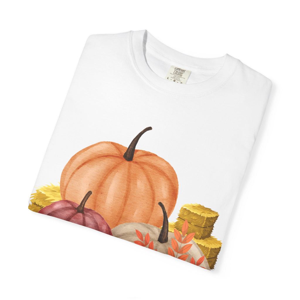 Octoberfest Fall Halloween Thanksgiving Unisex Garment-Dyed T-shirt, Oktoberfest Tee, Autumn Shirt, Spooky Season Top, Turkey Day Apparel,