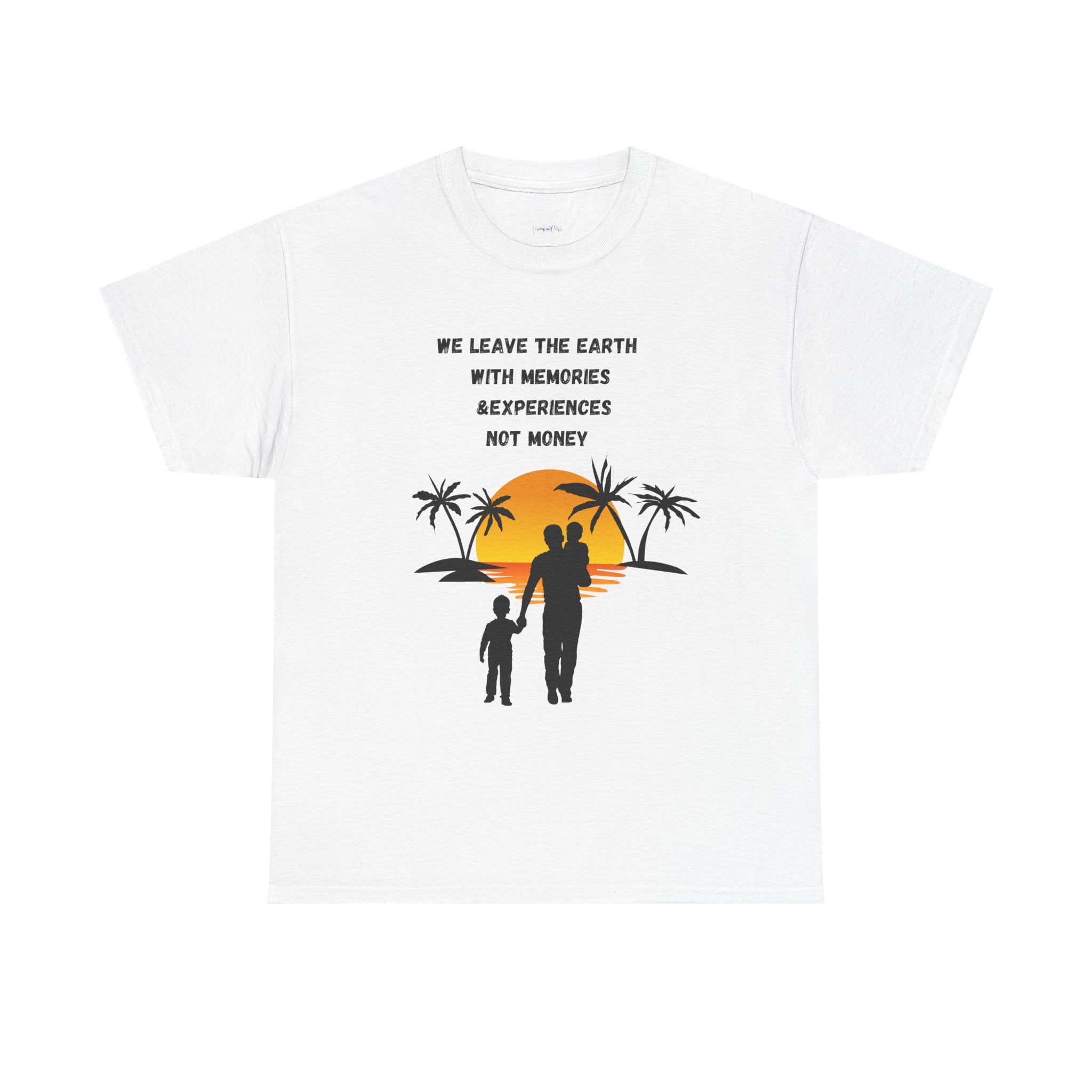 Memories Over Money Tee, Family Vacation Shirt, Inspirational Graphic T-Shirt, Unisex Travel Tee, Gifts for Parents, Beach Shirt