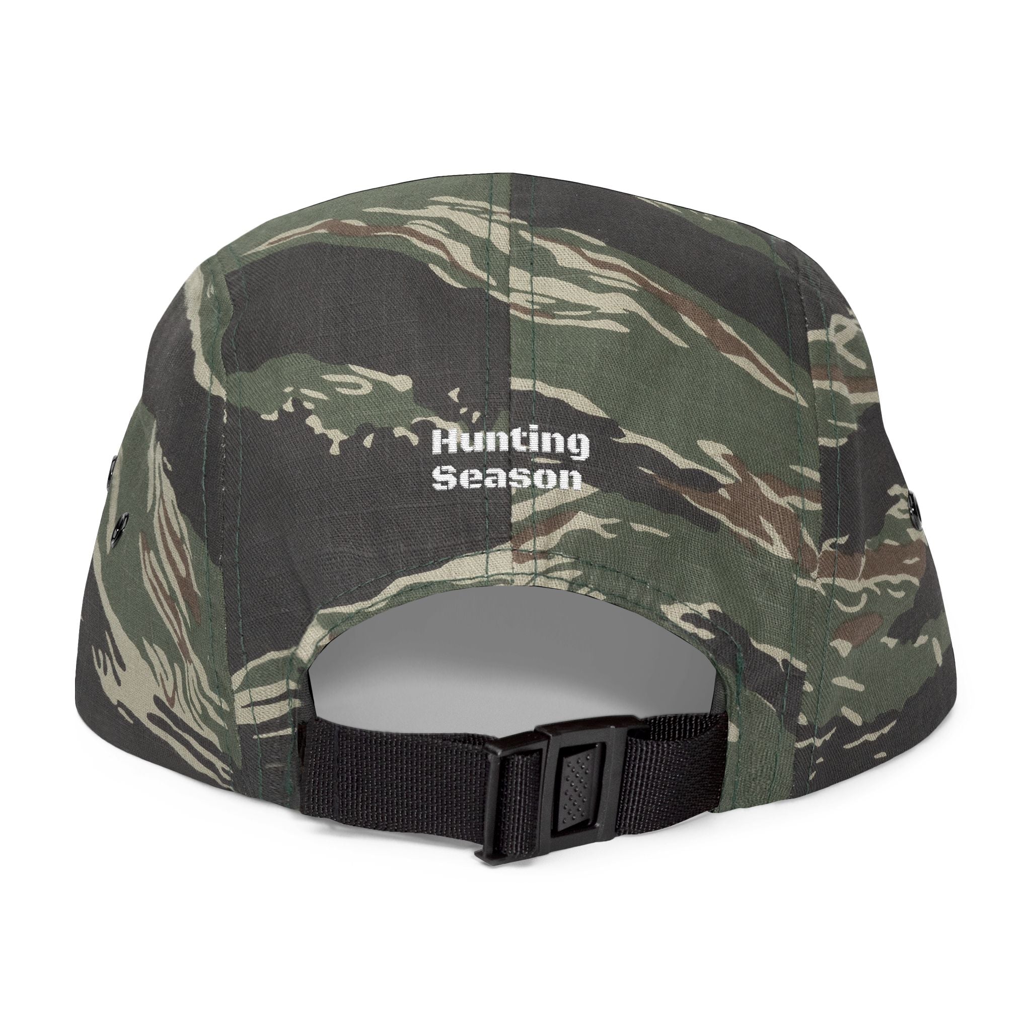 Embroidered 5 Panel Cap - Trendy Hat for Outdoor Enthusiasts, Gift for Campers, Perfect for Hunting Season and Casual Wear
