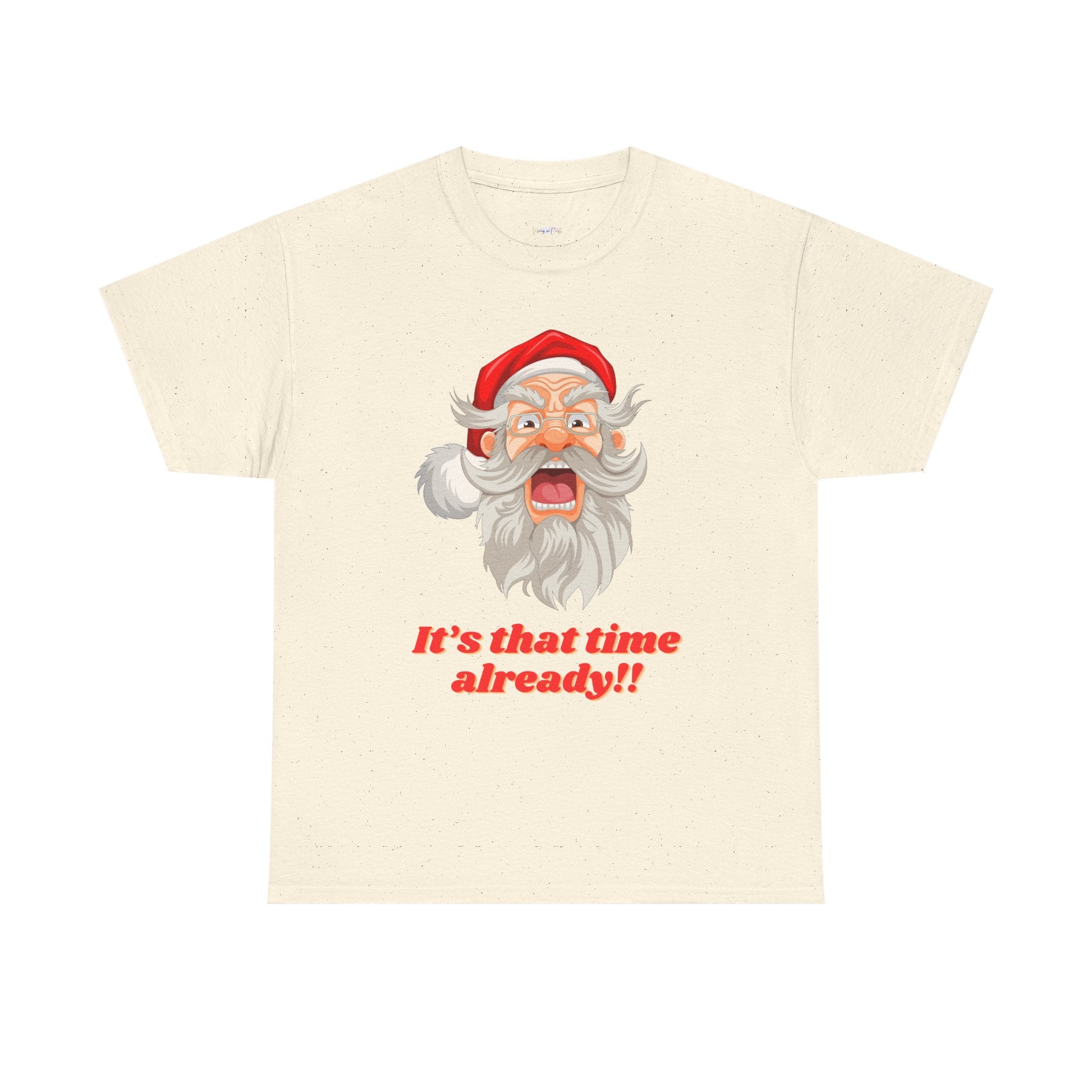 Christmas Cheer Unisex Heavy Cotton Tee, Holiday Tee, Santa Shirt, Funny Christmas Gift, Seasonal Apparel, Festive Outfit