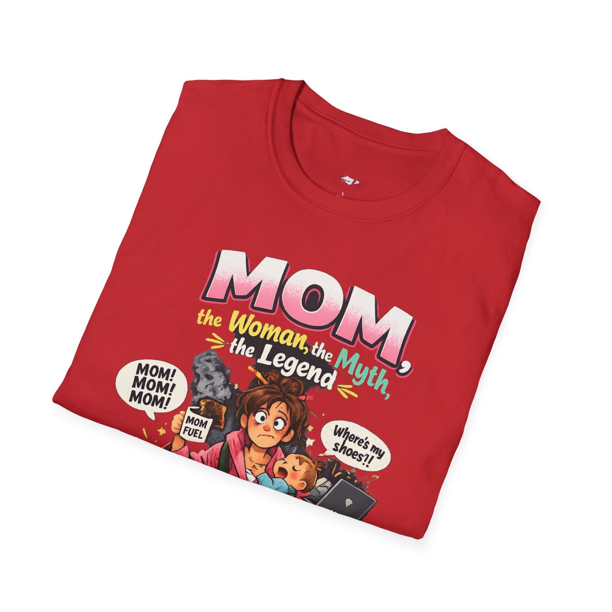 Mom the Woman Myth Legend but Still Exhausted T-Shirt | Mom Life Graphic Tee