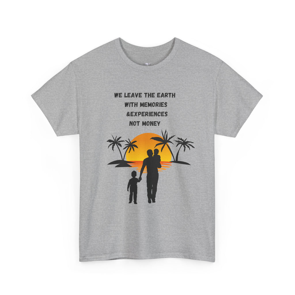 Memories Over Money Tee, Family Vacation Shirt, Inspirational Graphic T-Shirt, Unisex Travel Tee, Gifts for Parents, Beach Shirt