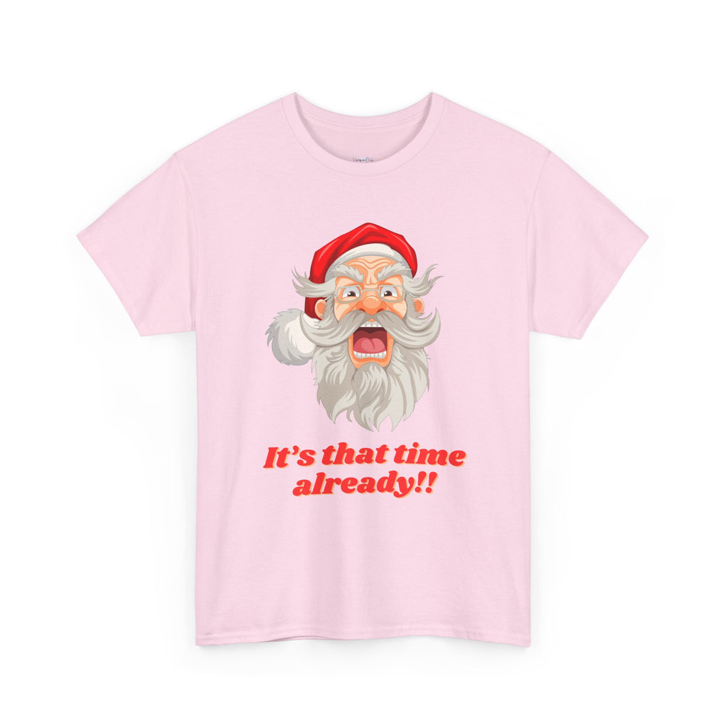 Christmas Cheer Unisex Heavy Cotton Tee, Holiday Tee, Santa Shirt, Funny Christmas Gift, Seasonal Apparel, Festive Outfit