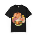 Octoberfest Fall Halloween Thanksgiving Unisex Garment-Dyed T-shirt, Oktoberfest Tee, Autumn Shirt, Spooky Season Top, Turkey Day Apparel,