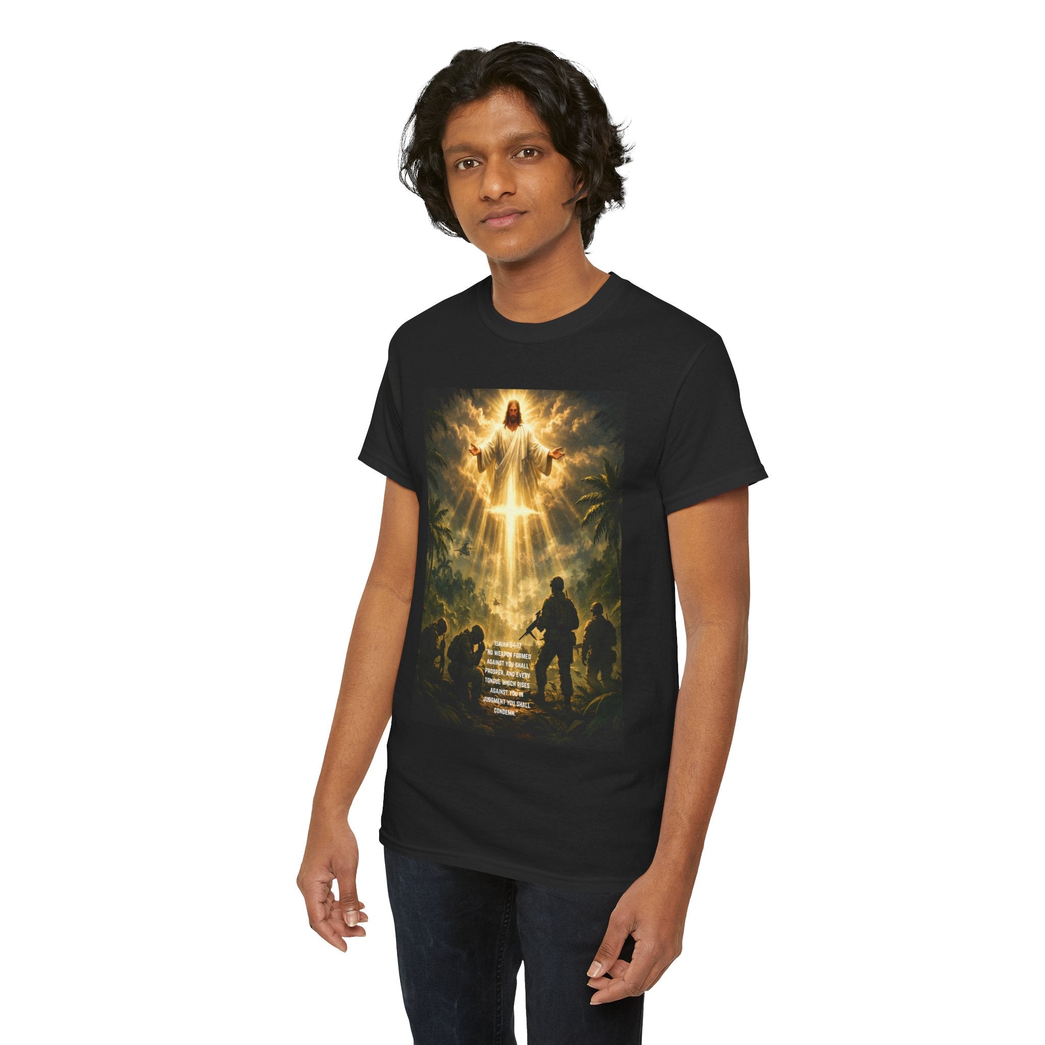 Christian Jesus Light T-Shirt — Spiritual Faith Graphic Tee