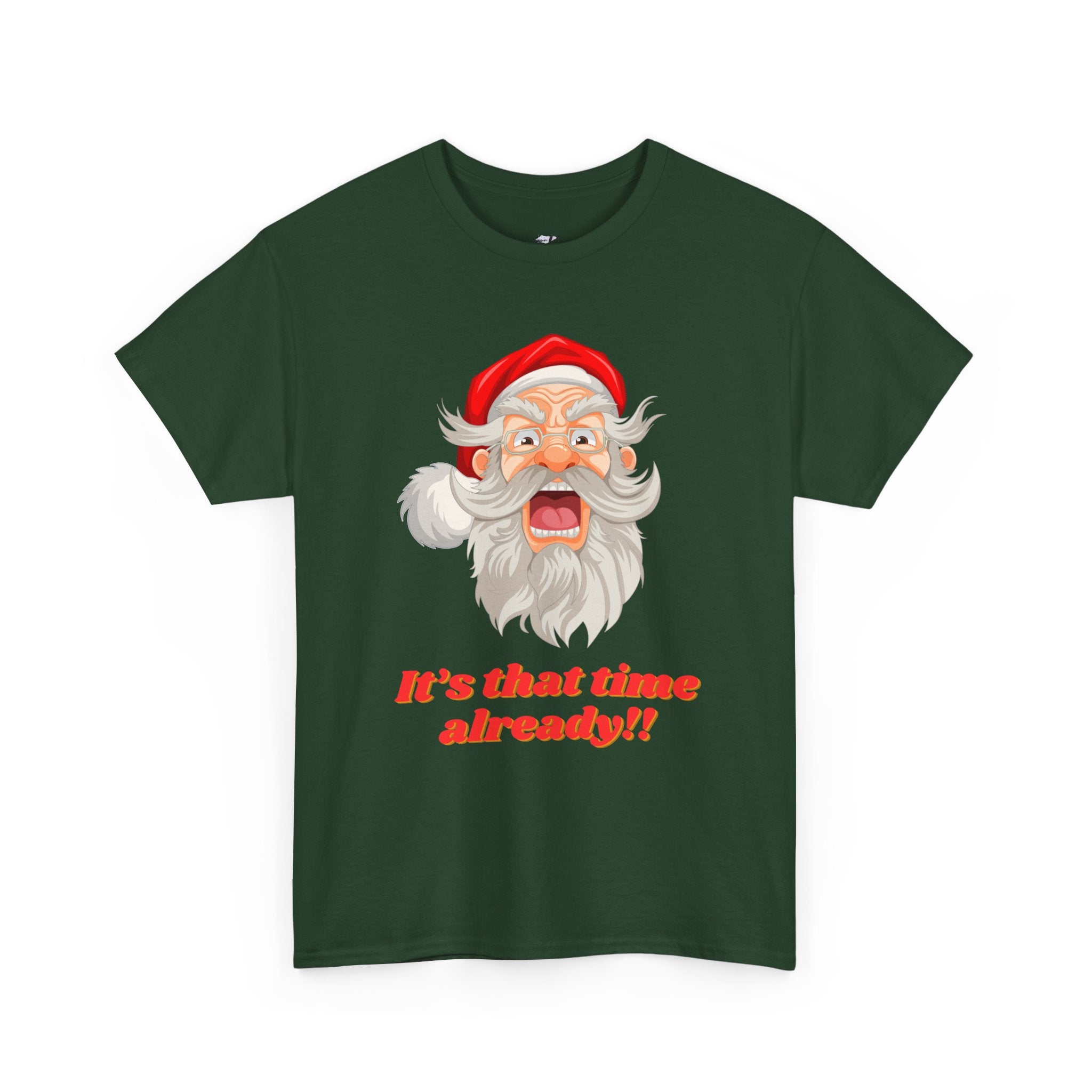 Christmas Cheer Unisex Heavy Cotton Tee, Holiday Tee, Santa Shirt, Funny Christmas Gift, Seasonal Apparel, Festive Outfit