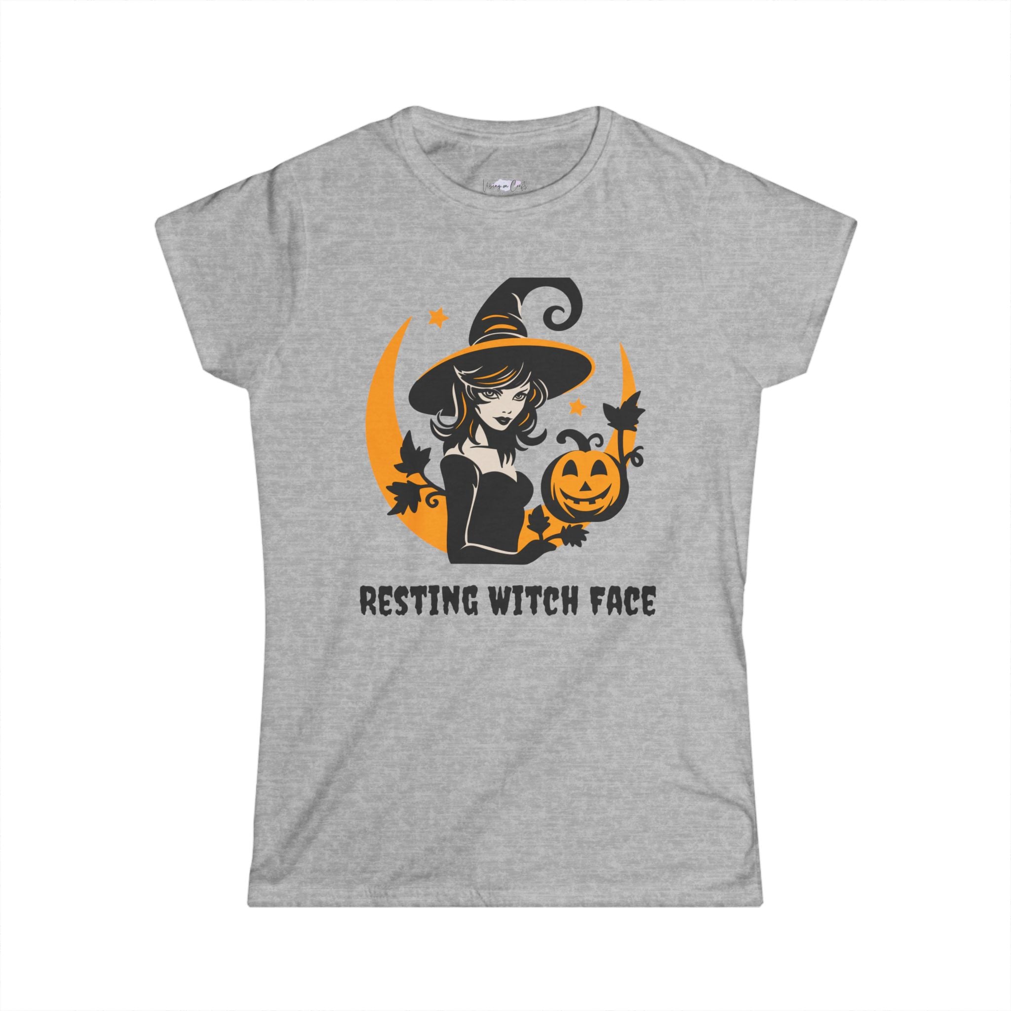 Funny Halloween Women's Tee, Cute Witch Graphic Shirt, Halloween Costume Top, Pumpkin Tee, Spooky Season Fashion, Trick or Treat Shirt