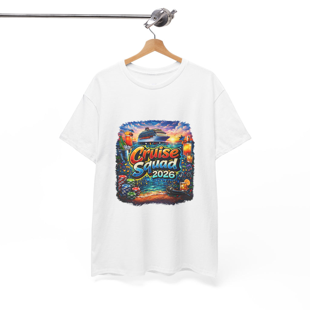 Cruise Squad 2026 Tropical Cruise Tee | Vacation Ship Graphic Shirt