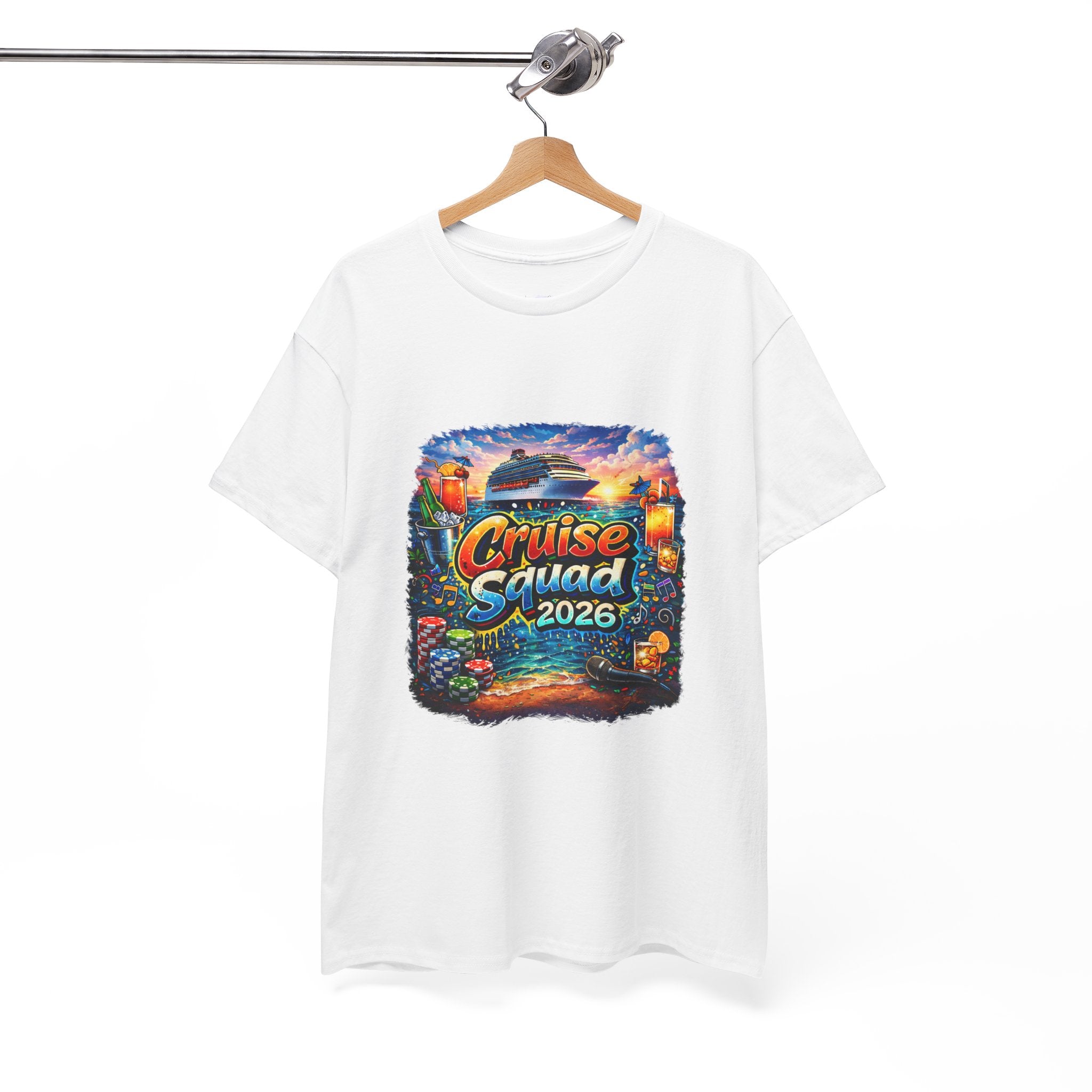 Cruise Squad 2026 Tropical Cruise Tee | Vacation Ship Graphic Shirt