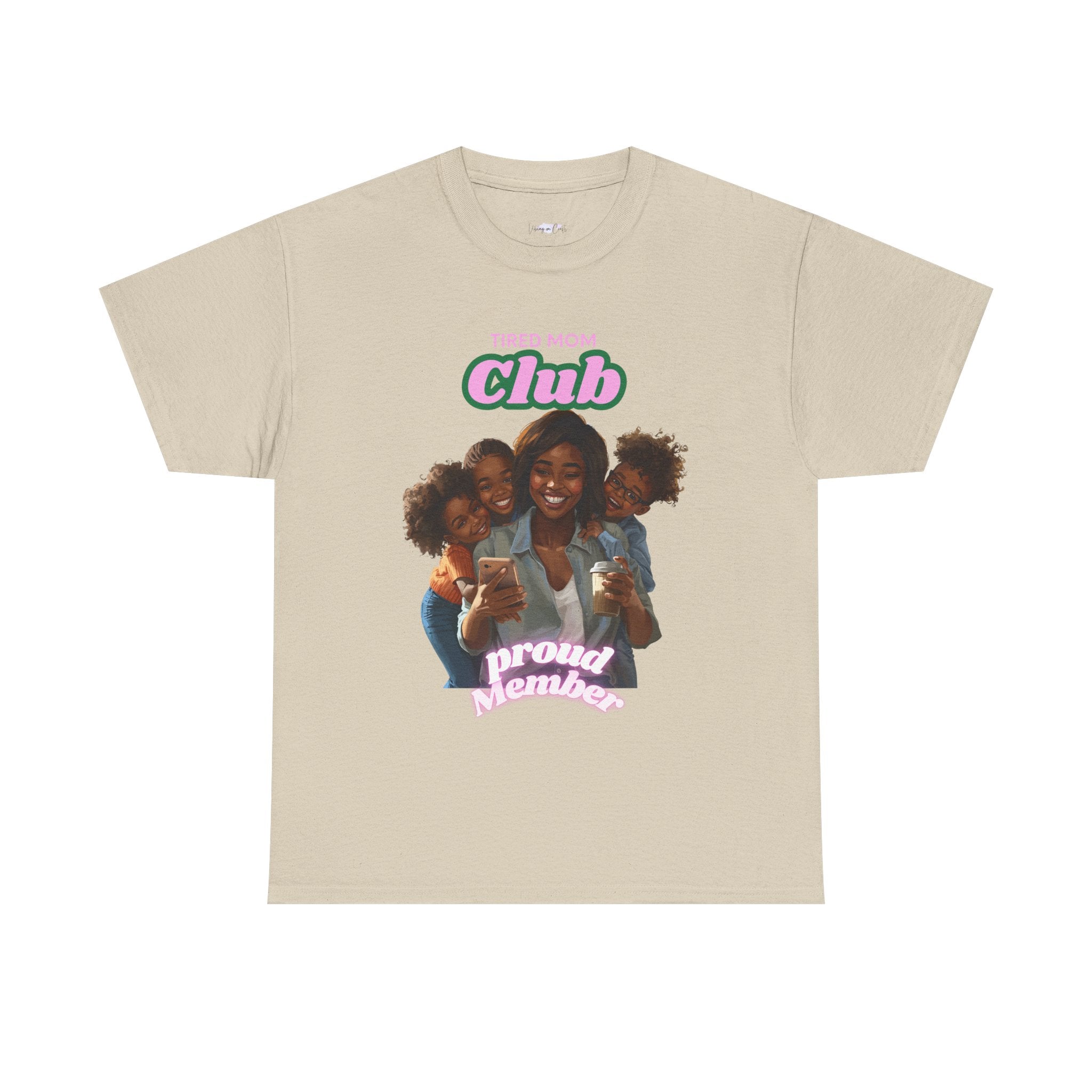 Tired Mom Club T-Shirt | Proud Number One Mom, Mom and Kids Graphic Tee