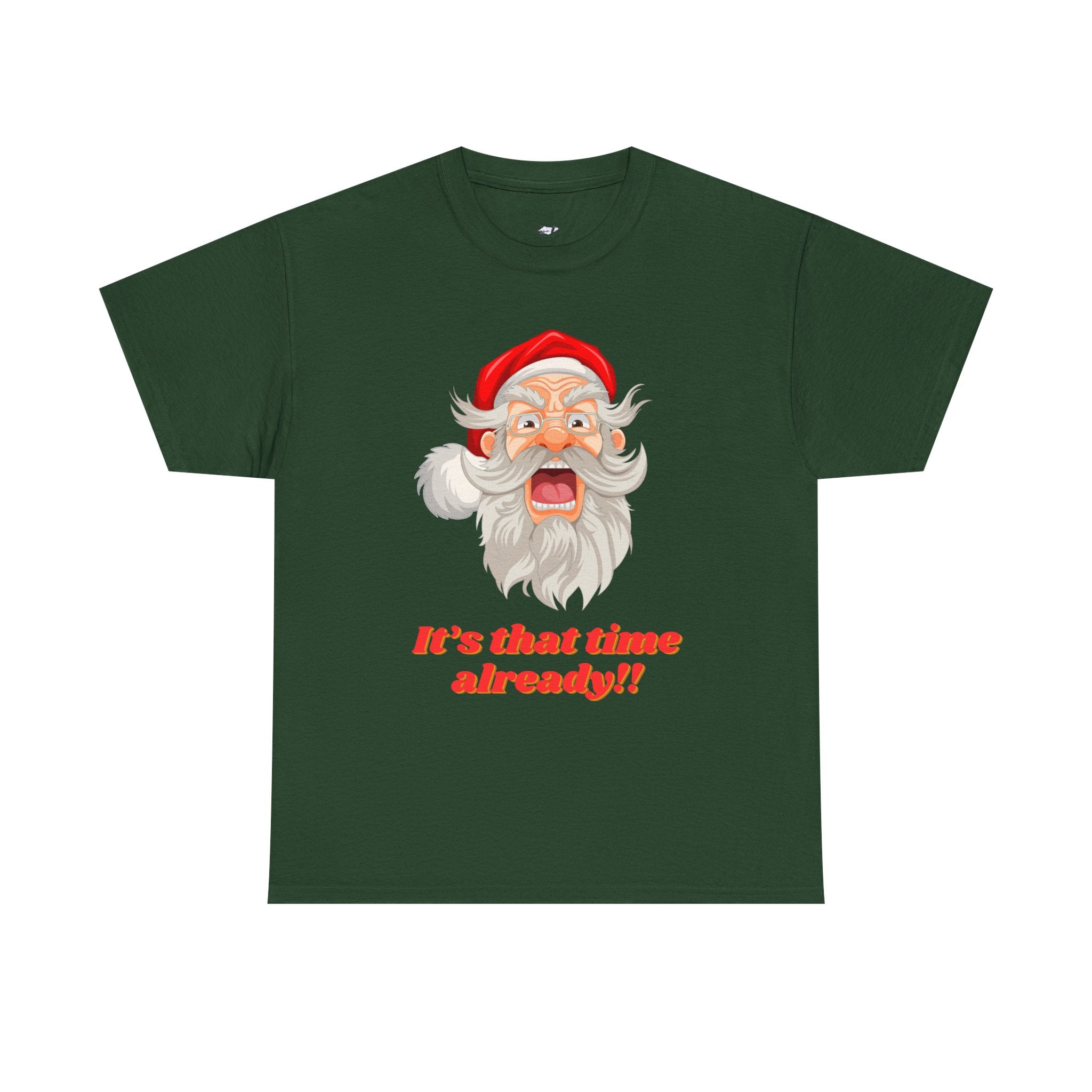 Christmas Cheer Unisex Heavy Cotton Tee, Holiday Tee, Santa Shirt, Funny Christmas Gift, Seasonal Apparel, Festive Outfit