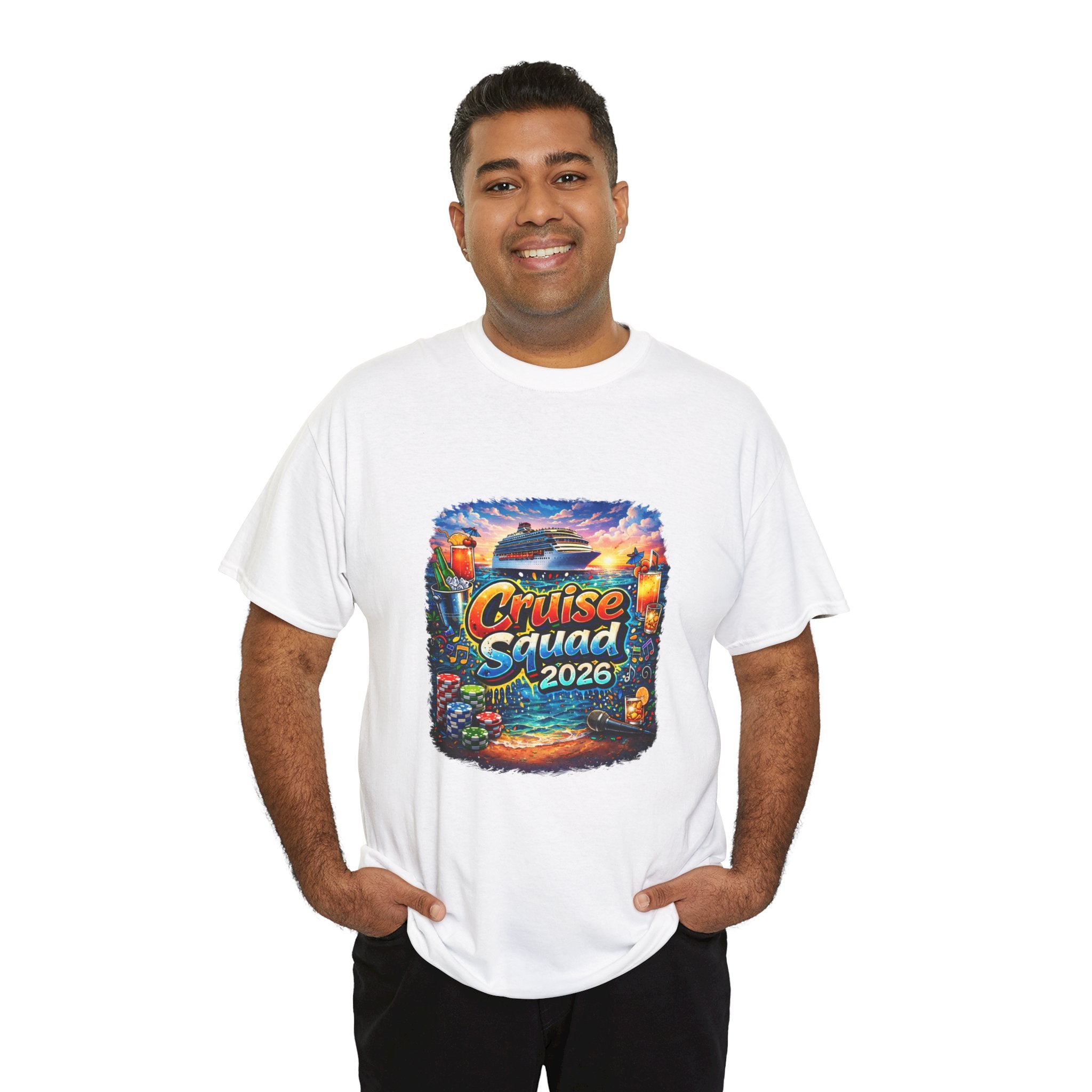 Cruise Squad 2026 Tropical Cruise Tee | Vacation Ship Graphic Shirt