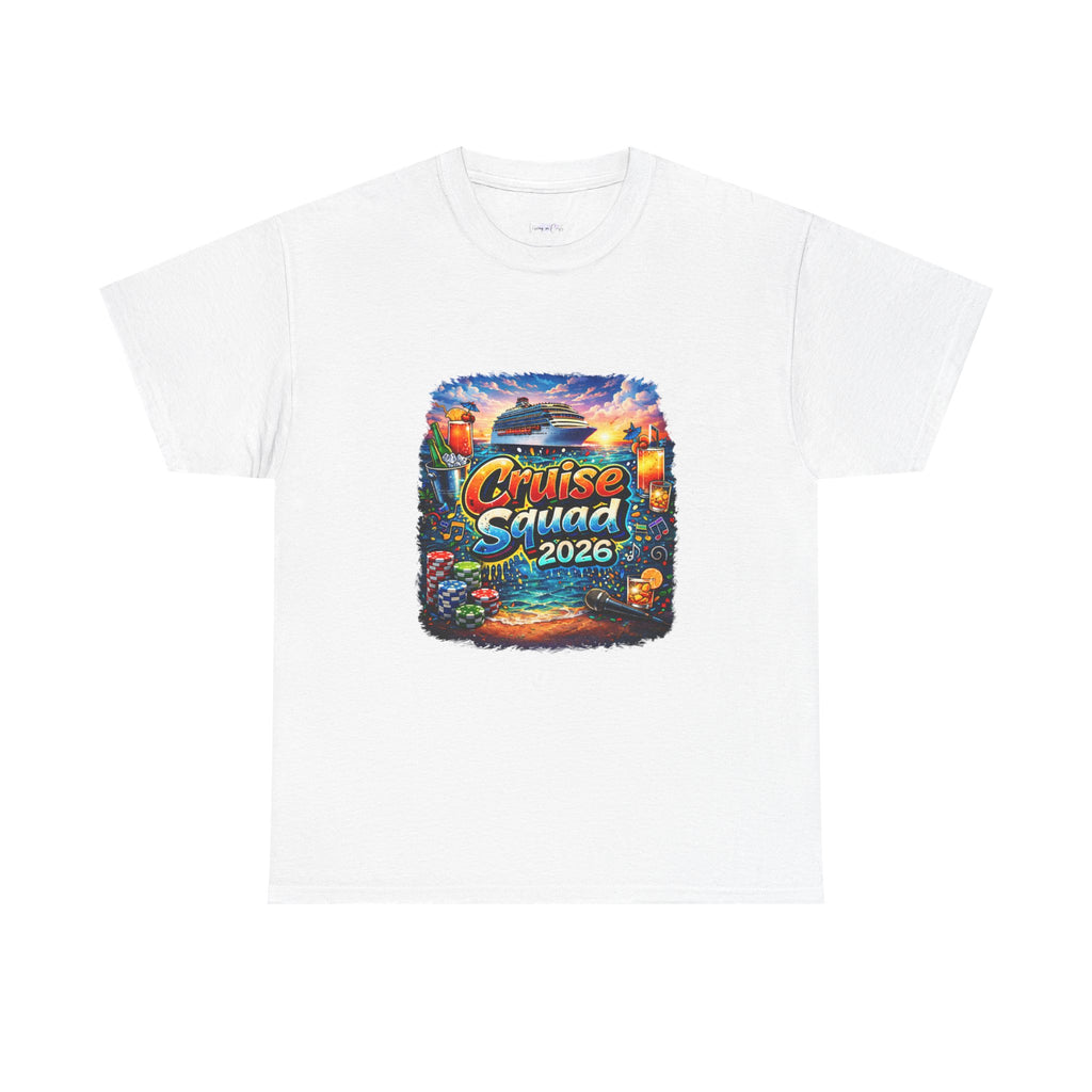 Cruise Squad 2026 Tropical Cruise Tee | Vacation Ship Graphic Shirt