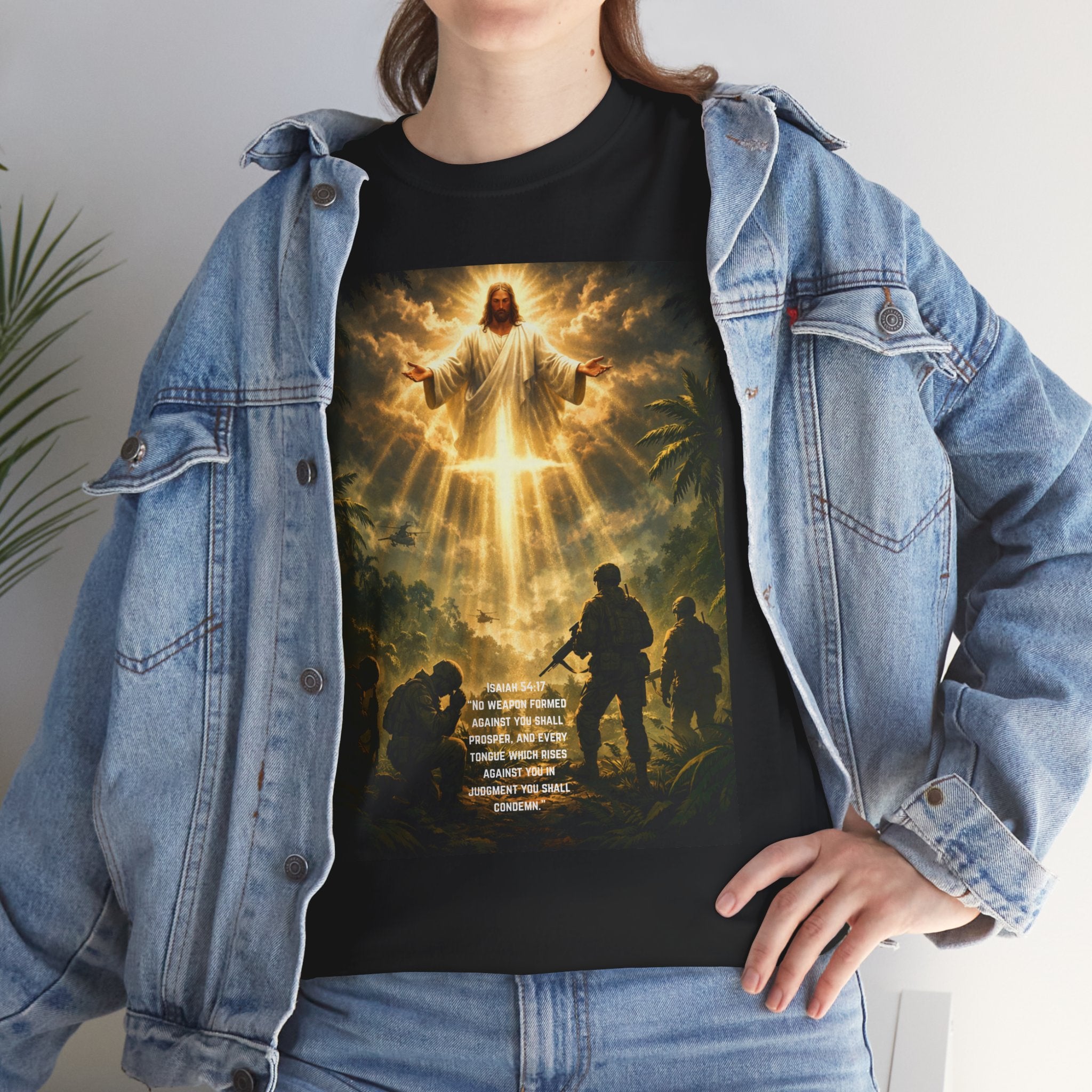 Christian Jesus Light T-Shirt — Spiritual Faith Graphic Tee