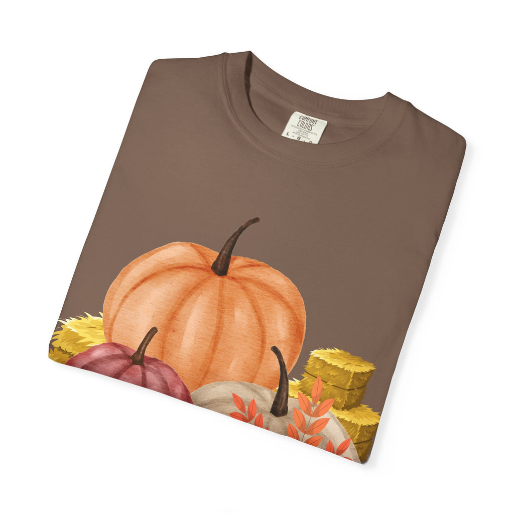 Octoberfest Fall Halloween Thanksgiving Unisex Garment-Dyed T-shirt, Oktoberfest Tee, Autumn Shirt, Spooky Season Top, Turkey Day Apparel,