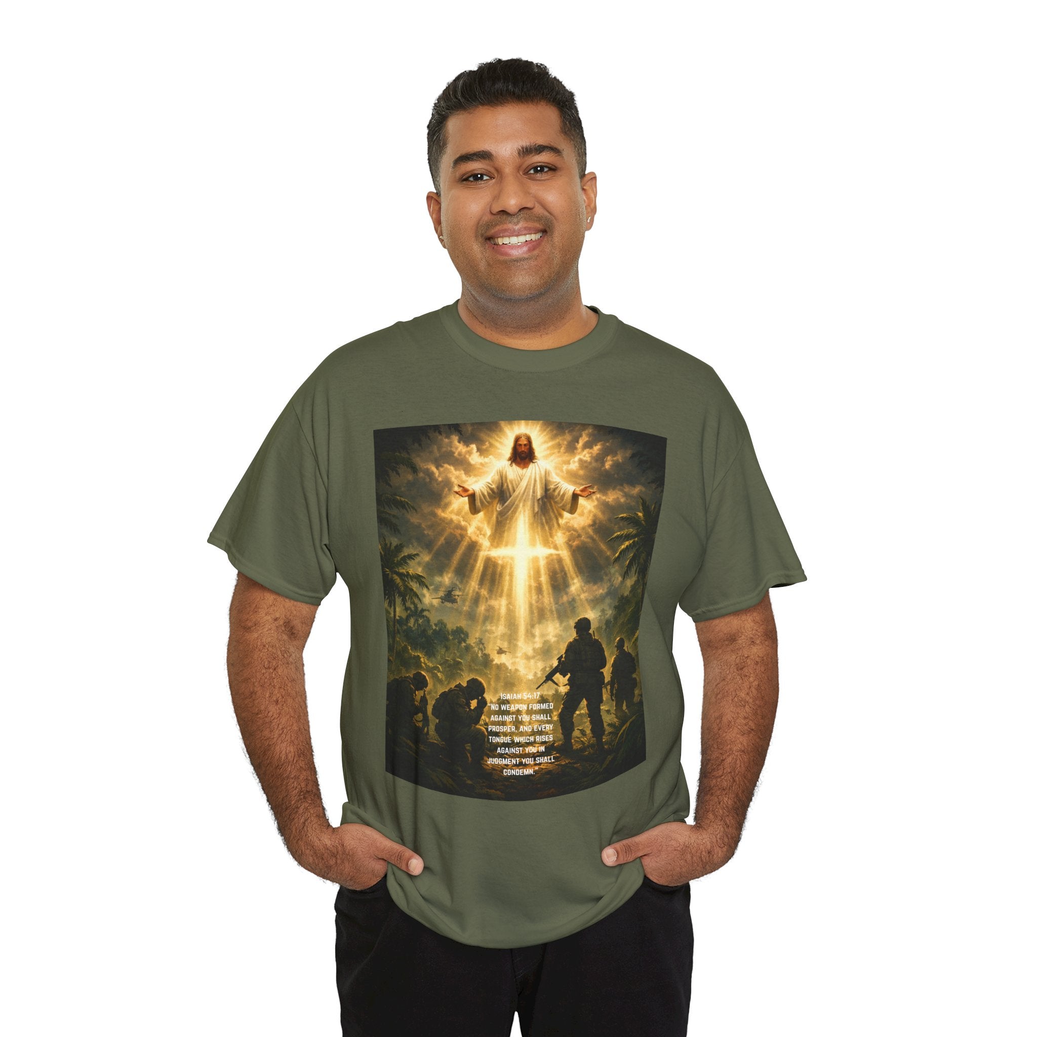 Christian Jesus Light T-Shirt — Spiritual Faith Graphic Tee
