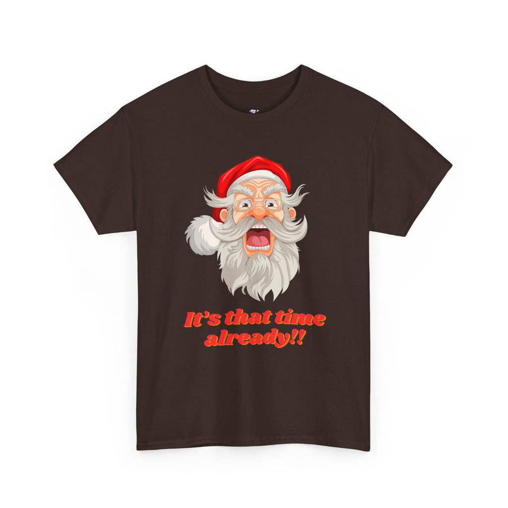 Christmas Cheer Unisex Heavy Cotton Tee, Holiday Tee, Santa Shirt, Funny Christmas Gift, Seasonal Apparel, Festive Outfit