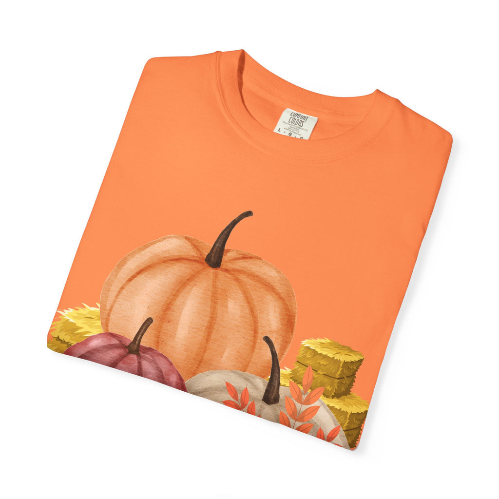 Octoberfest Fall Halloween Thanksgiving Unisex Garment-Dyed T-shirt, Oktoberfest Tee, Autumn Shirt, Spooky Season Top, Turkey Day Apparel,