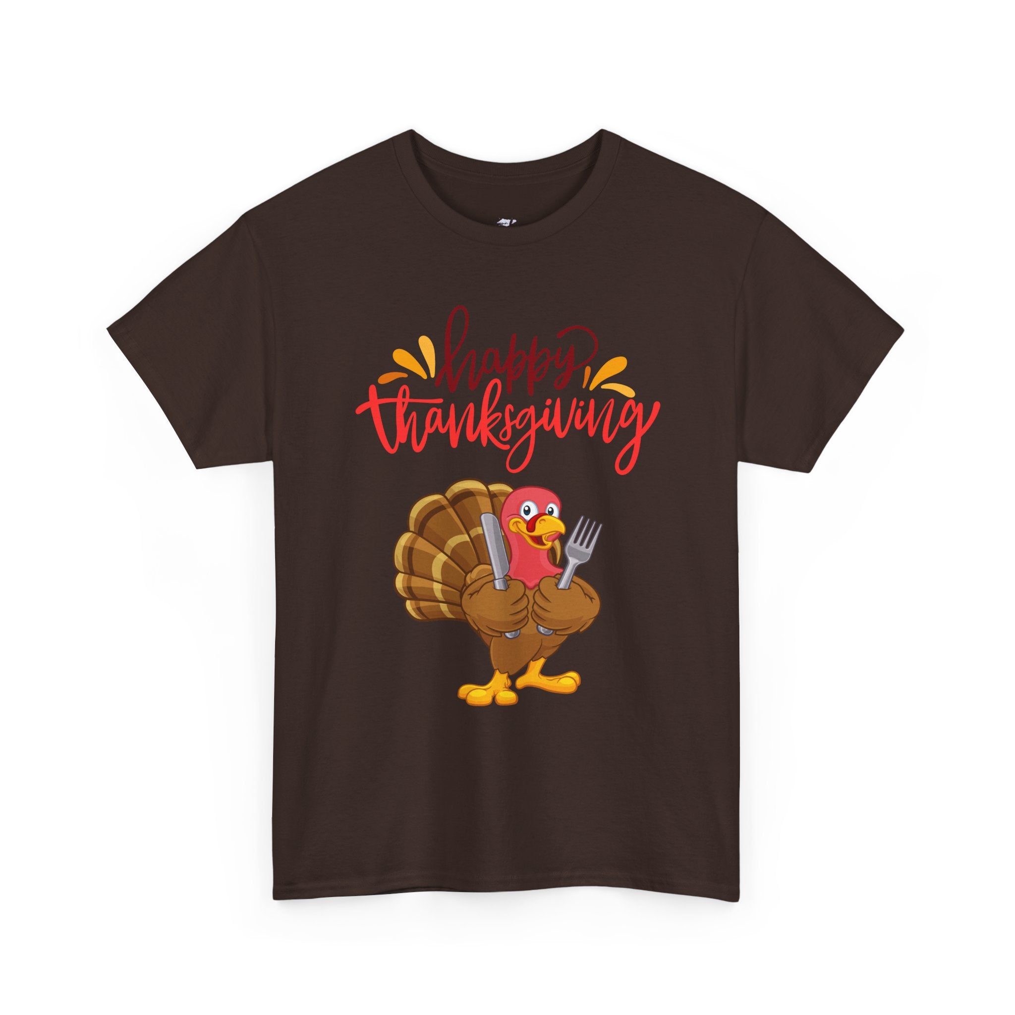Thanksgiving Turkey Tee, Unisex Heavy Cotton Shirt, Funny Holiday T-Shirt, Family Gathering Apparel, Thanksgiving Outfit, Feast Day Clothing
