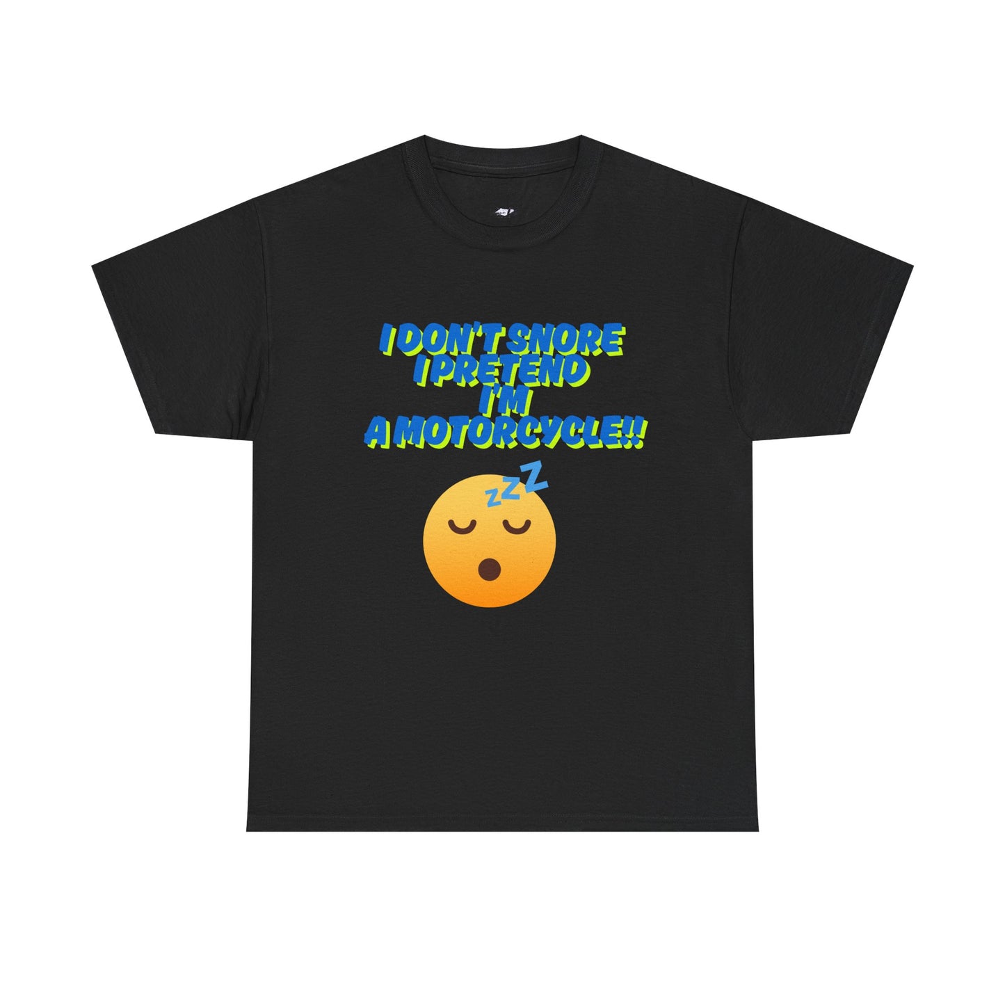 Unisex Heavy Cotton Tee with 'I Don't Snore, I Pretend I'm a Motorcycle' Design | Fun Gift for Motorcyclists, Casual Wear, Birthday, [...]
