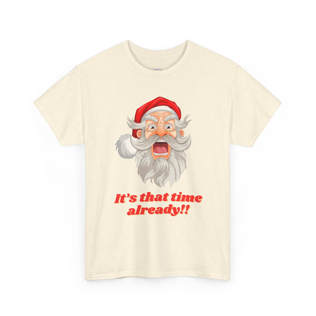 Christmas Cheer Unisex Heavy Cotton Tee, Holiday Tee, Santa Shirt, Funny Christmas Gift, Seasonal Apparel, Festive Outfit