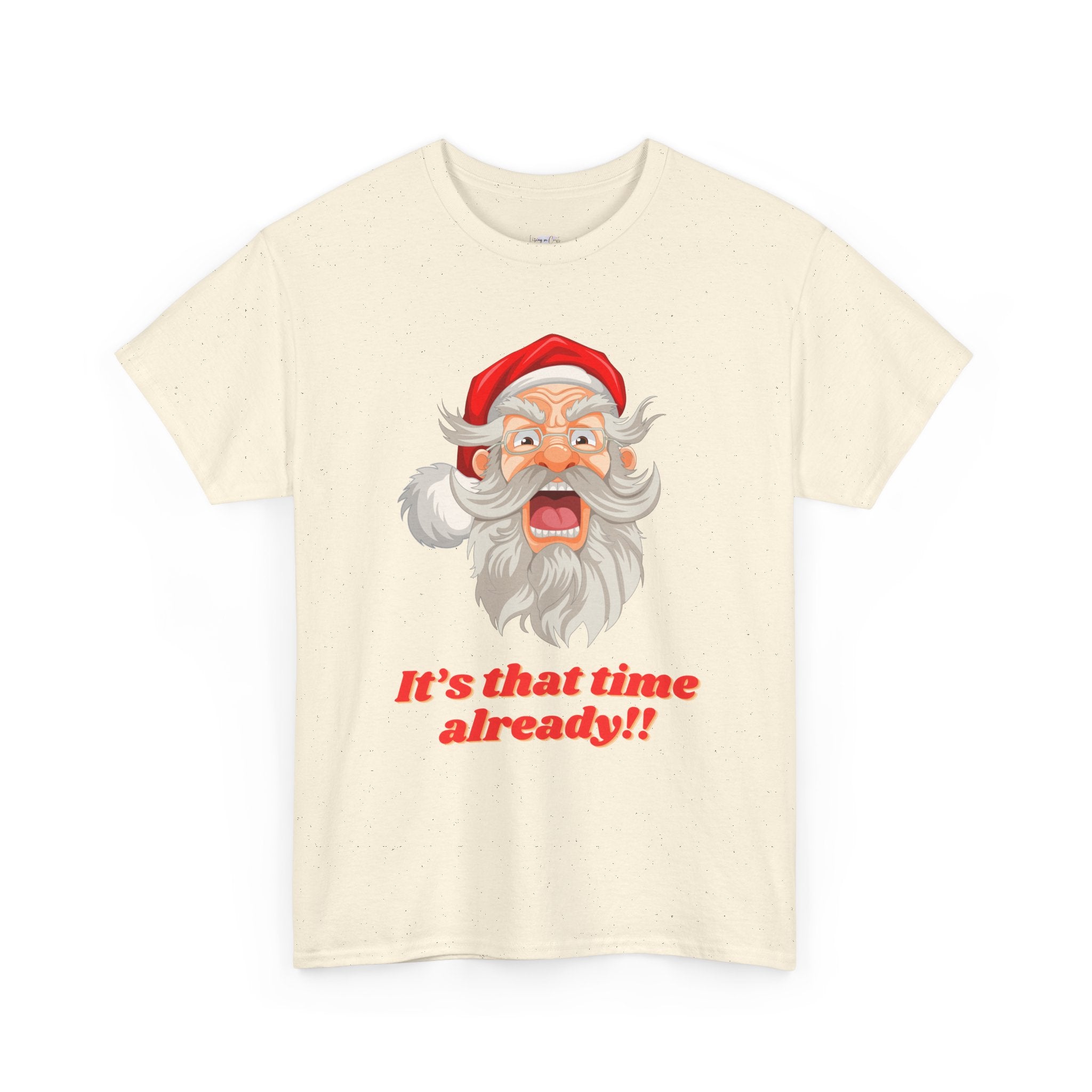 Christmas Cheer Unisex Heavy Cotton Tee, Holiday Tee, Santa Shirt, Funny Christmas Gift, Seasonal Apparel, Festive Outfit